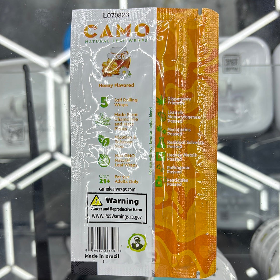 Camo honey 5 rolling wraps