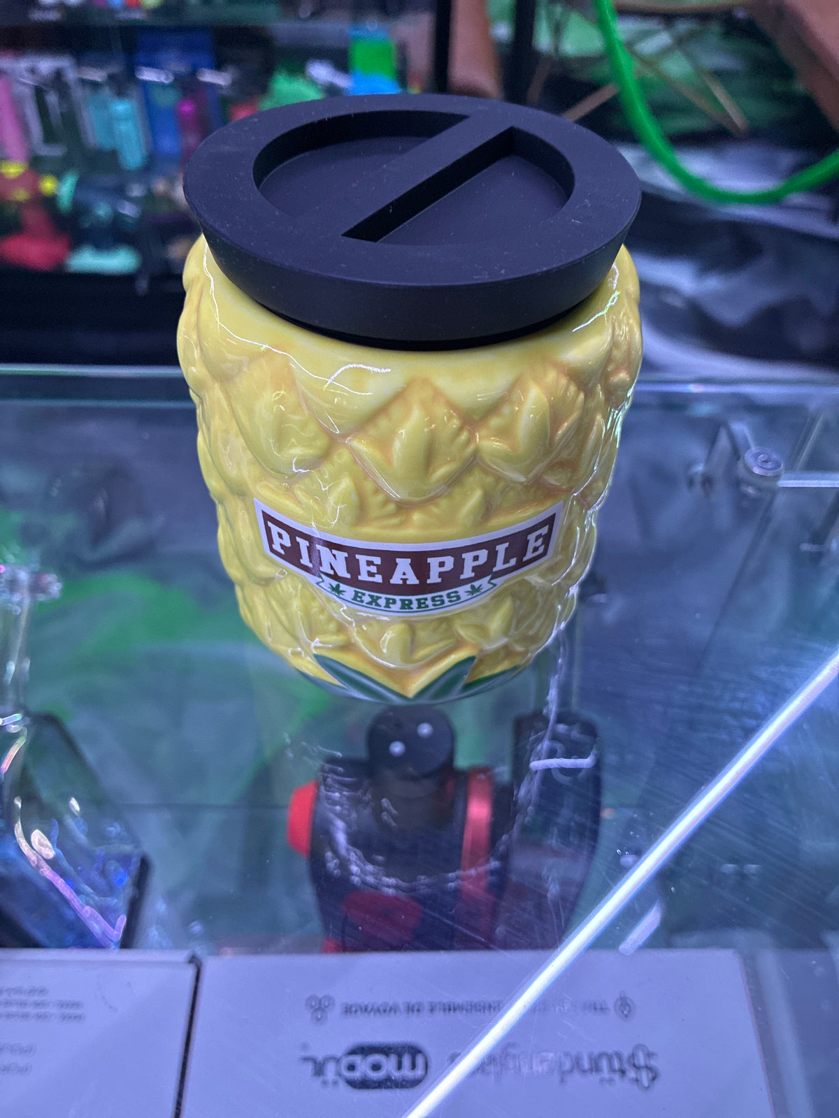 Fujima ceramic storage jar pineapple