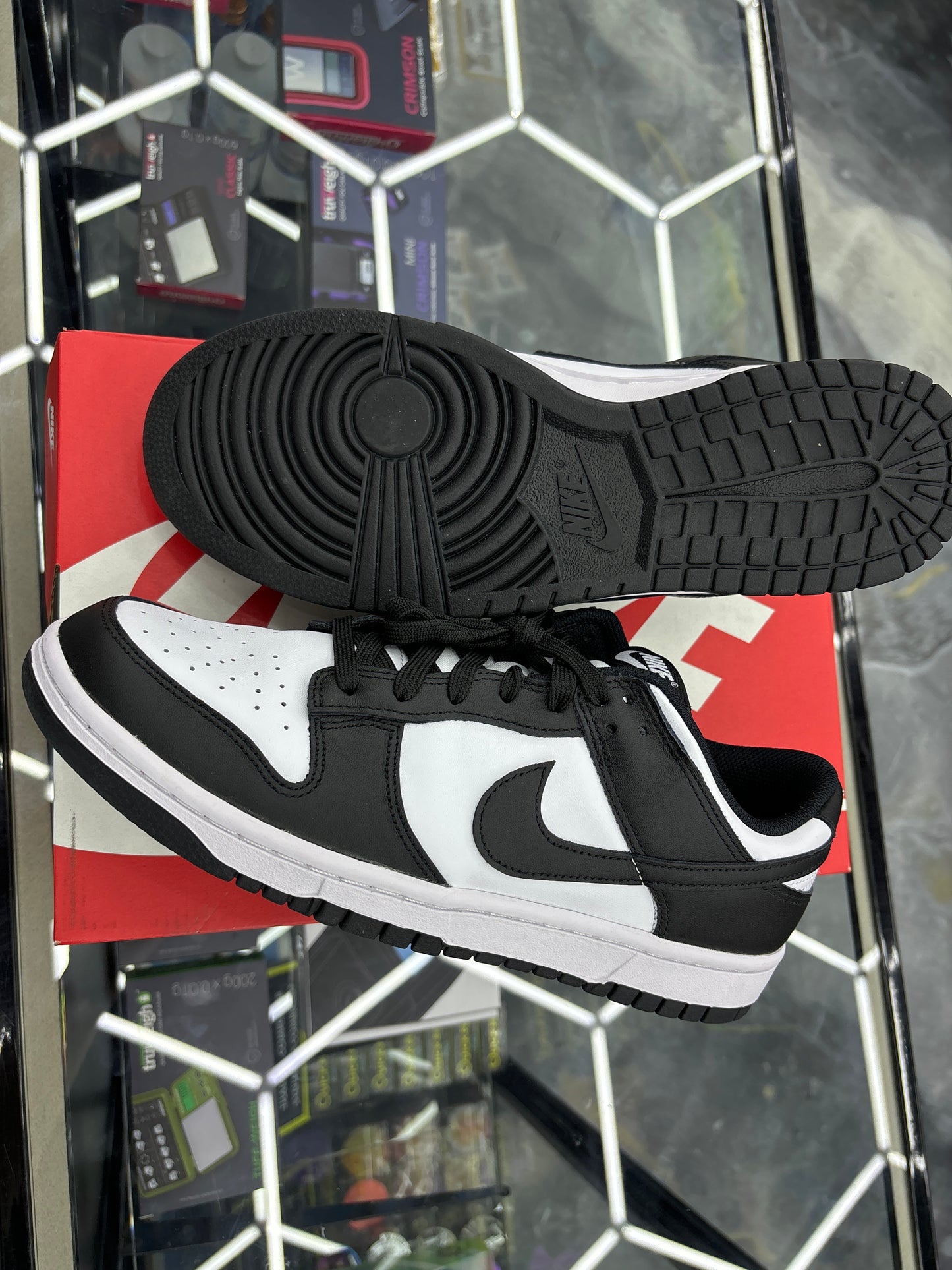 Nike dunk low retro pandas size 10.5m