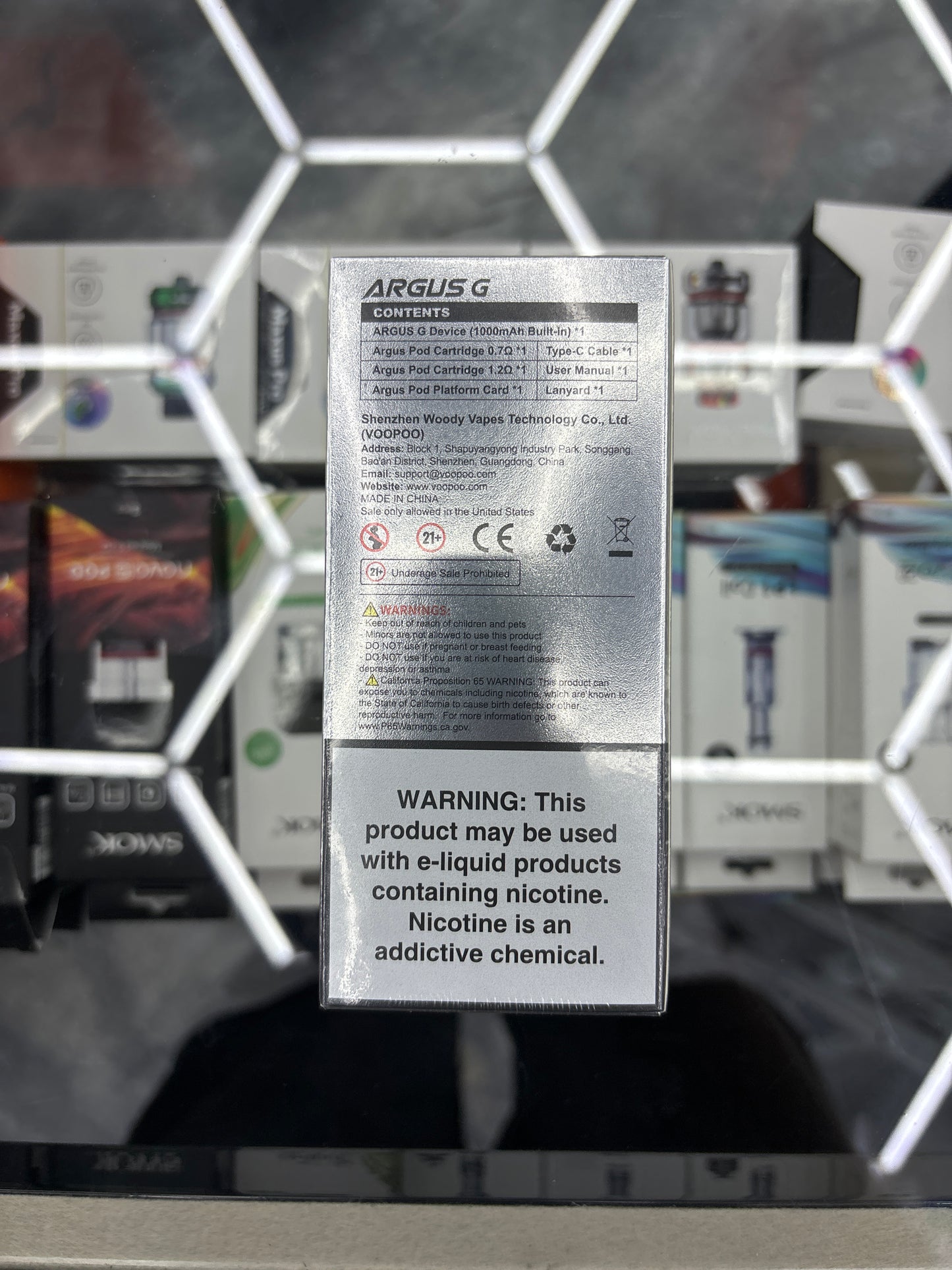 Voopoo Argus g silver