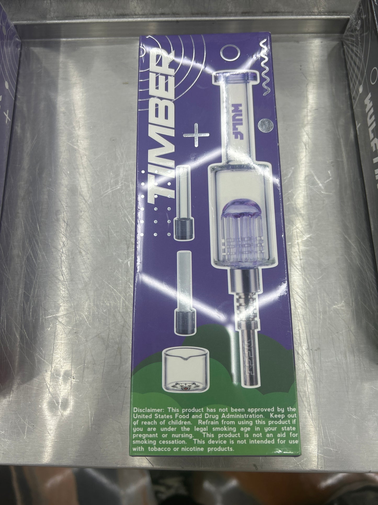 Wulf timber water filtered nectar collector purple