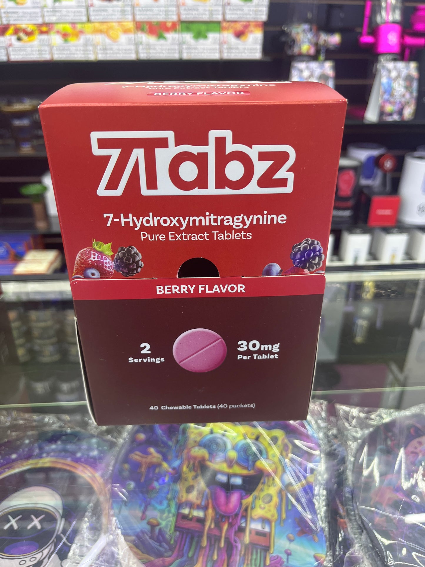 7tabz 7hydroxymitragynine berry flavor 30mg