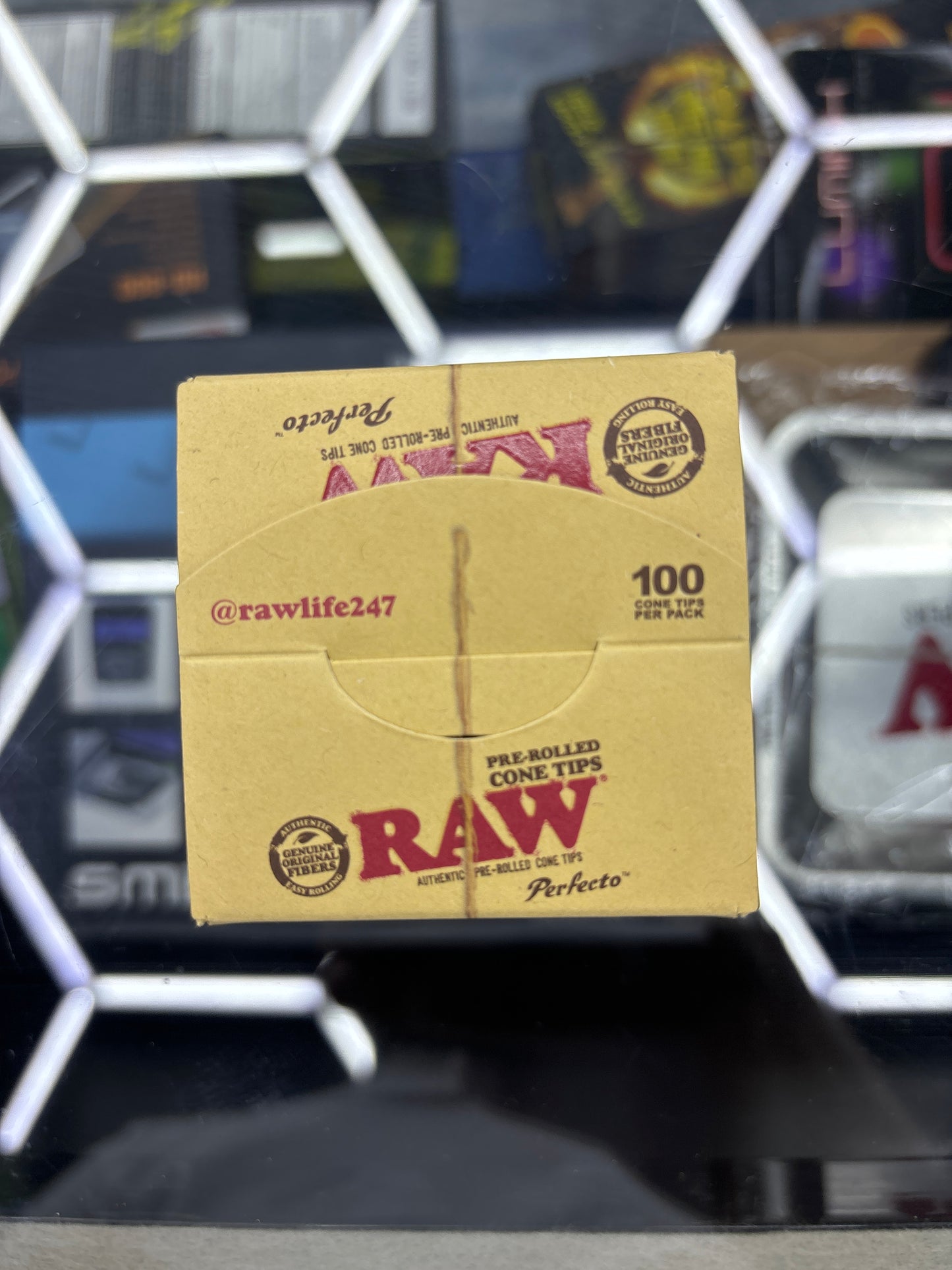 Raw perfecto pre rolled cone tips 100pc