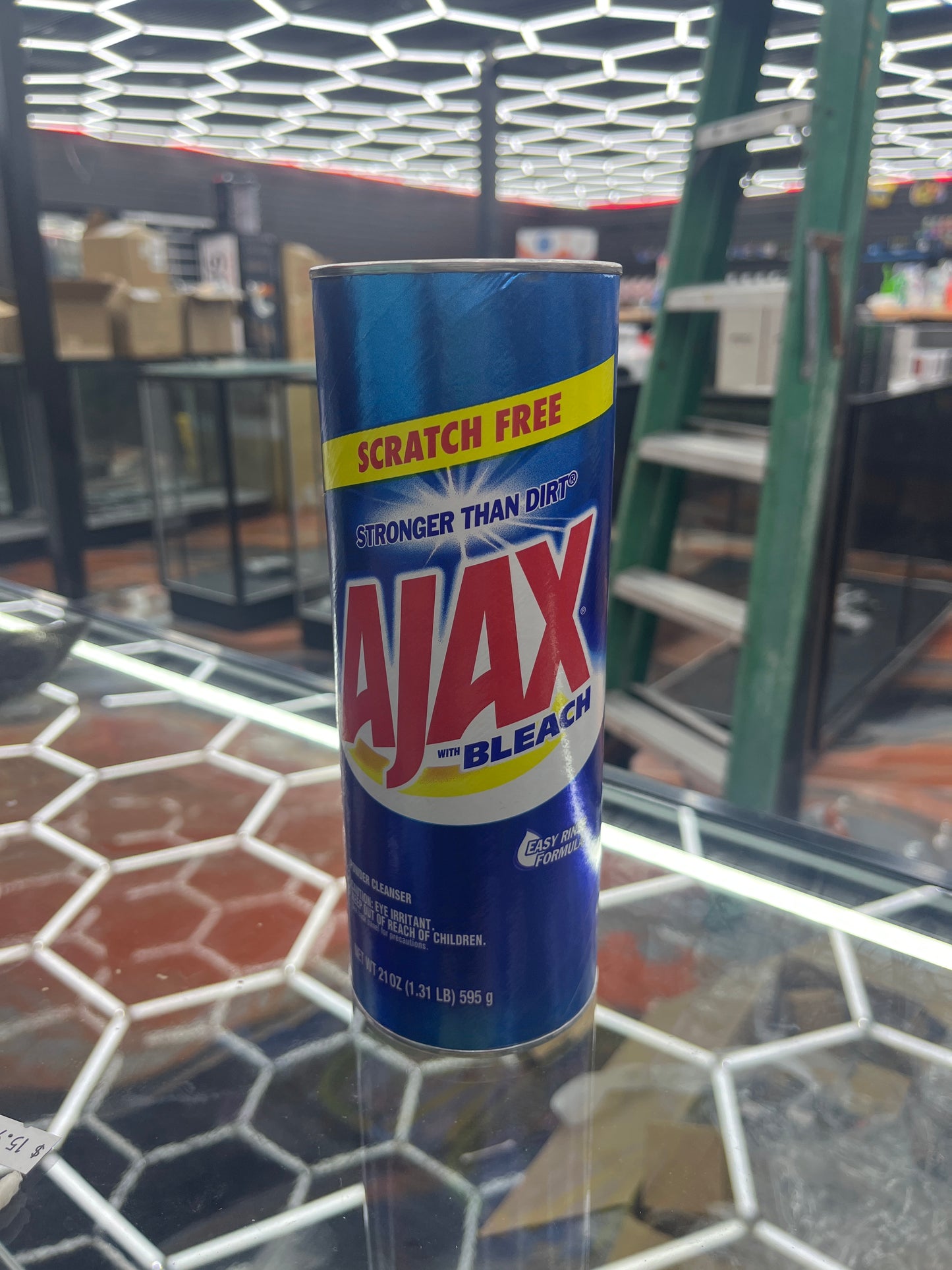 Ajax bleach stash jar