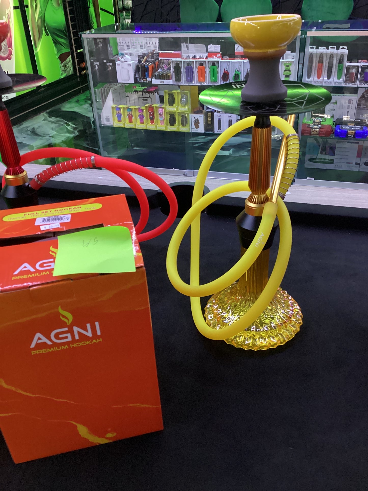 Agni hookah dune-yellow