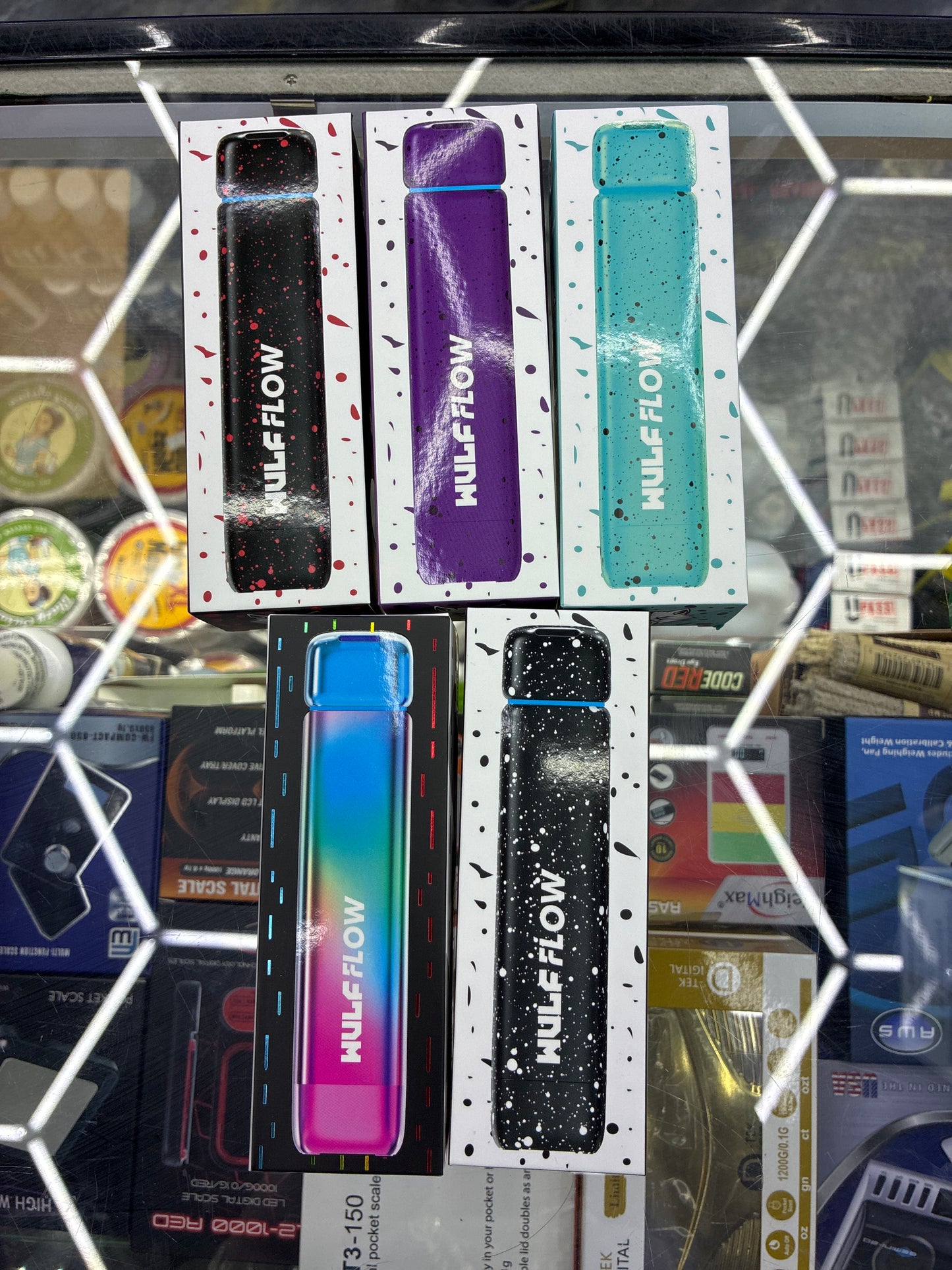 Wulf flow 510 voltage battery rainbow