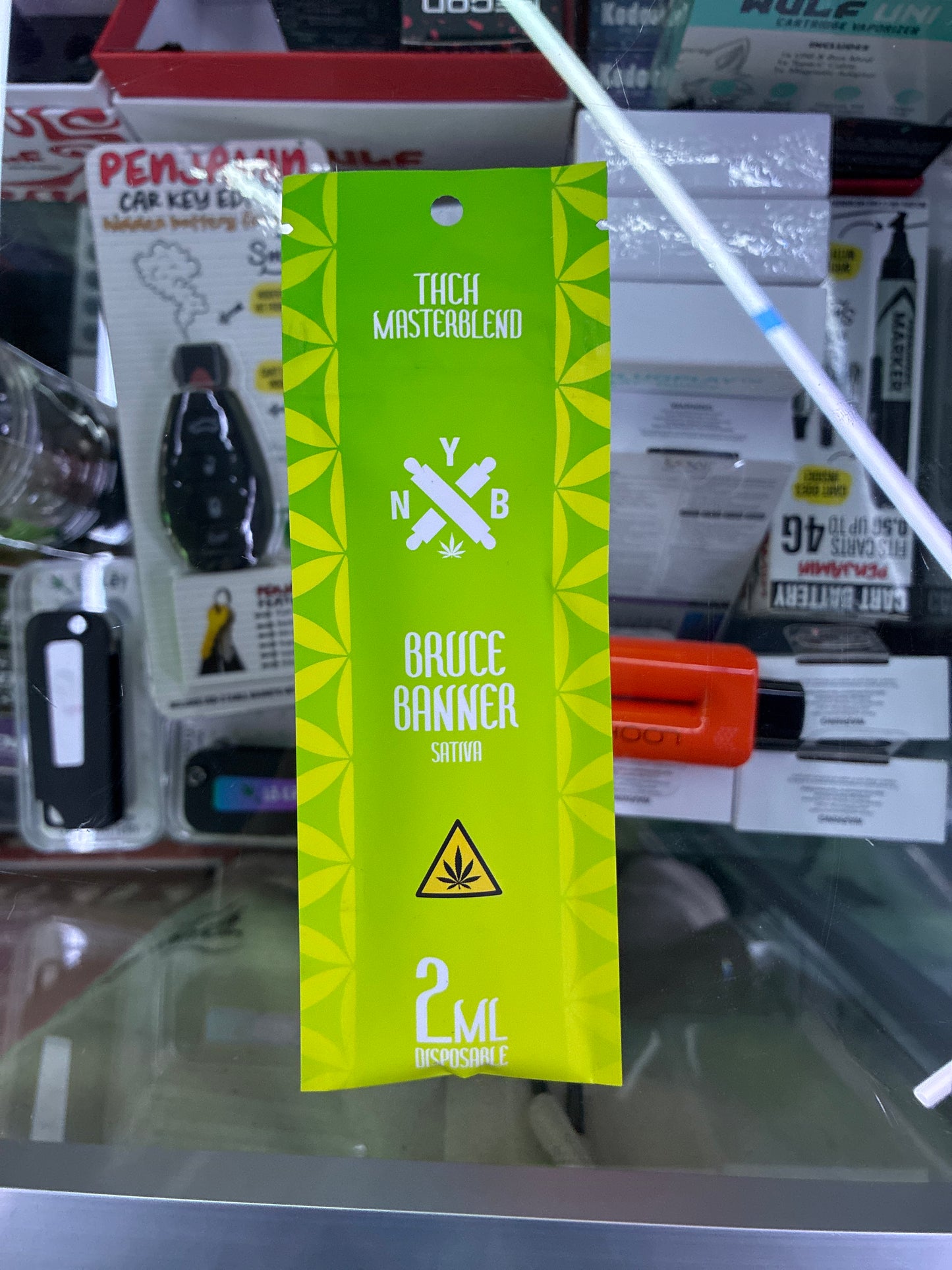 NYB THCH masterblend 2g disposable Bruce banner sativa