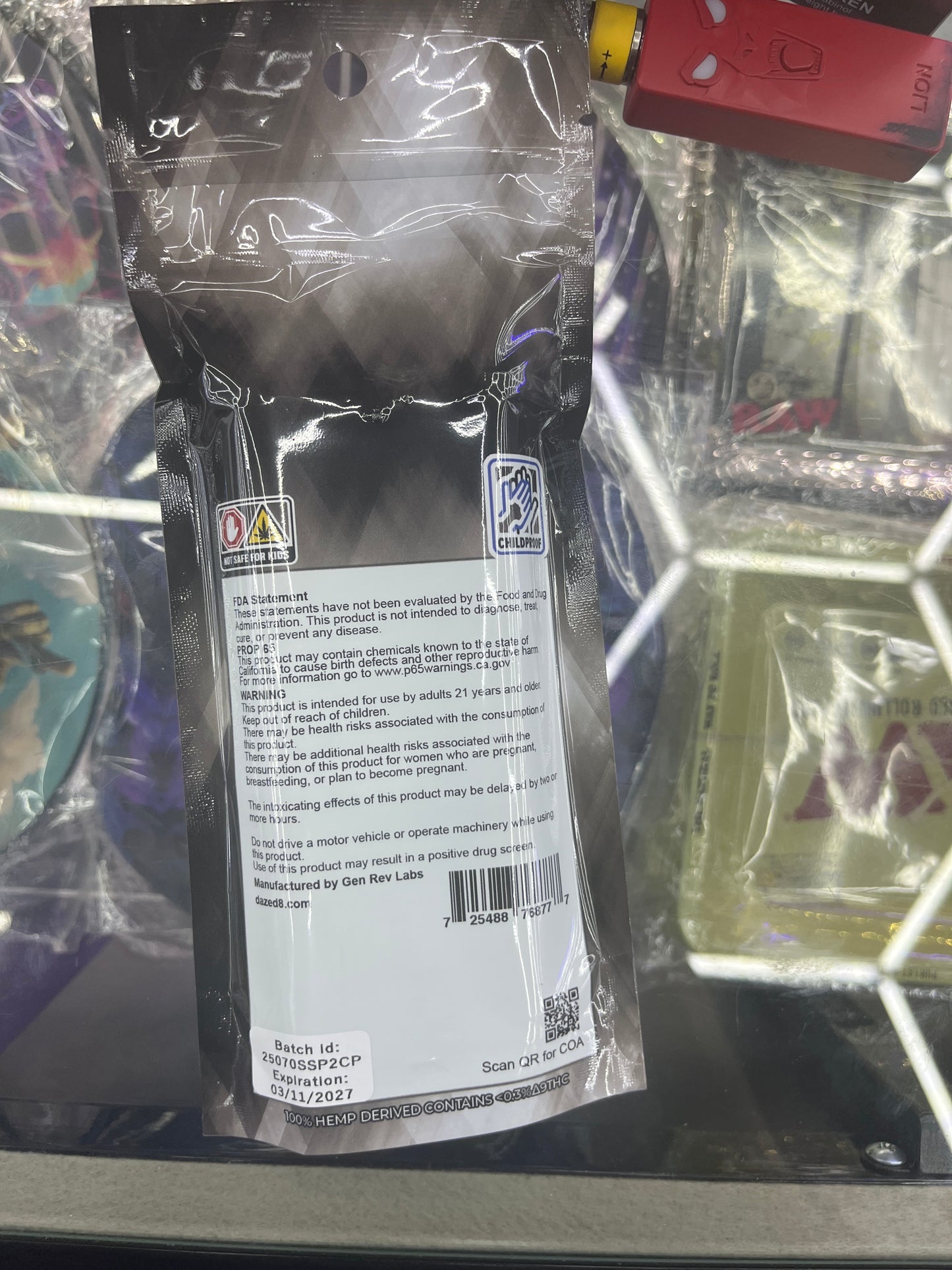 Dazed thcp 2g 3pck prerolls super silver haze sativa