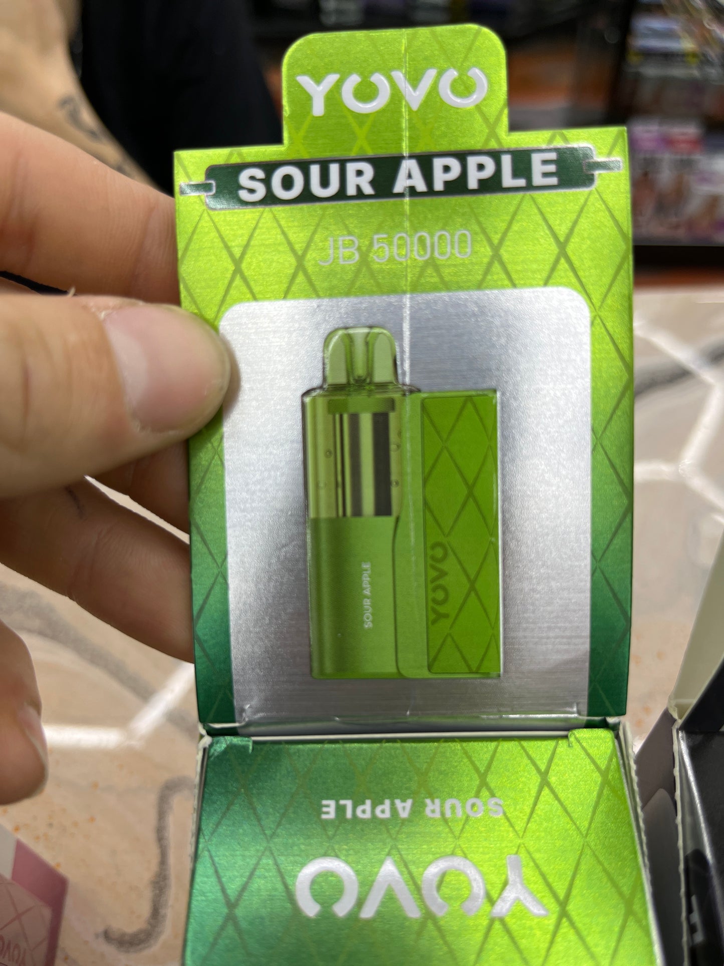 Yovo JB 50k sour apple