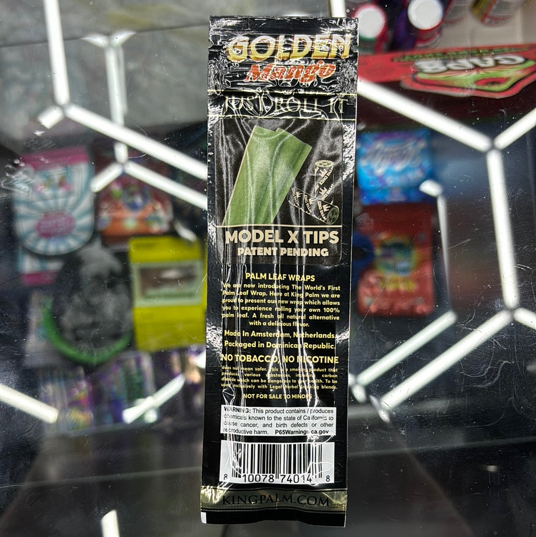 King palm wraps, golden mango