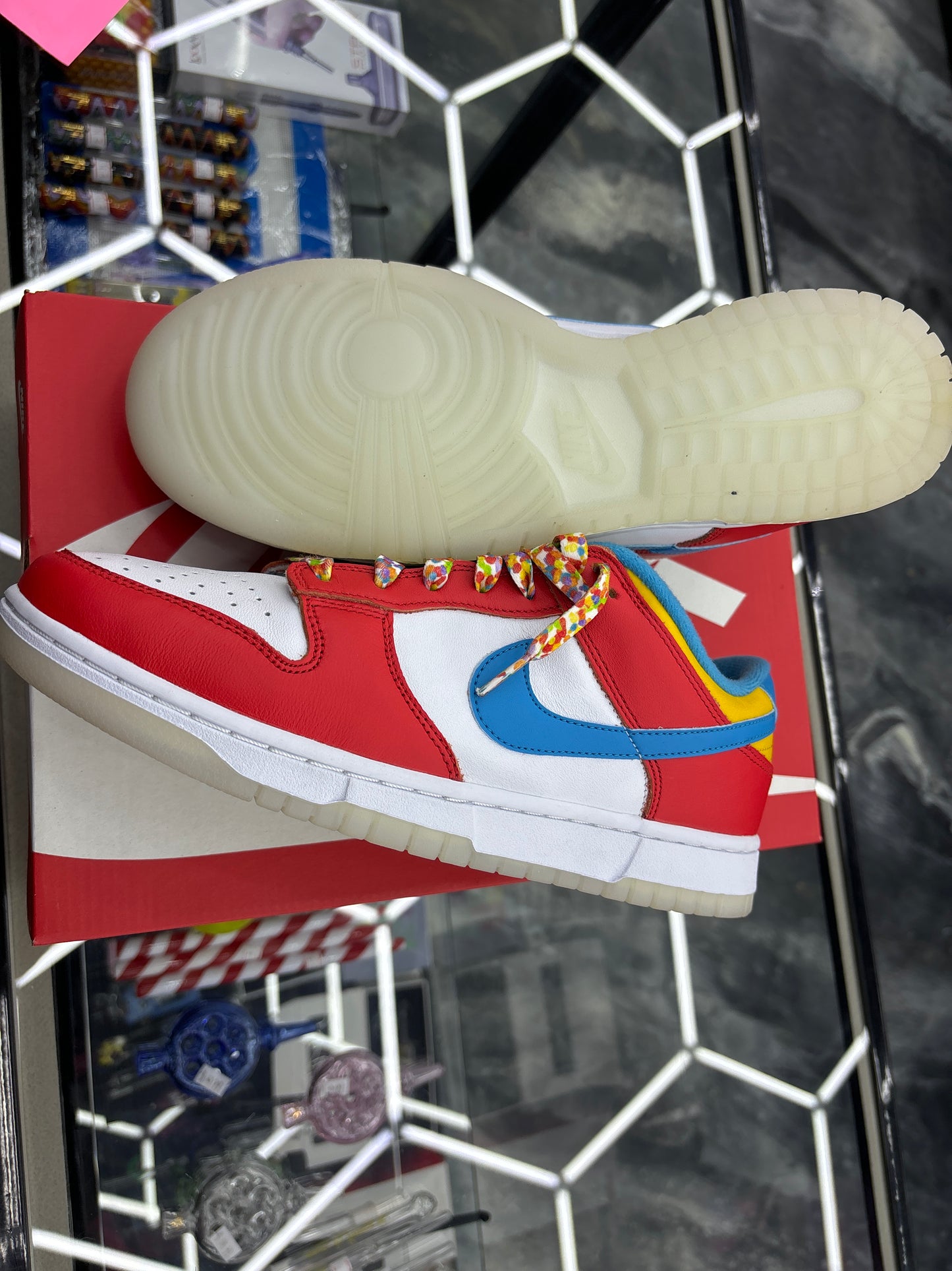 Nike dunk low retro fruity pebbles size 9.5 M