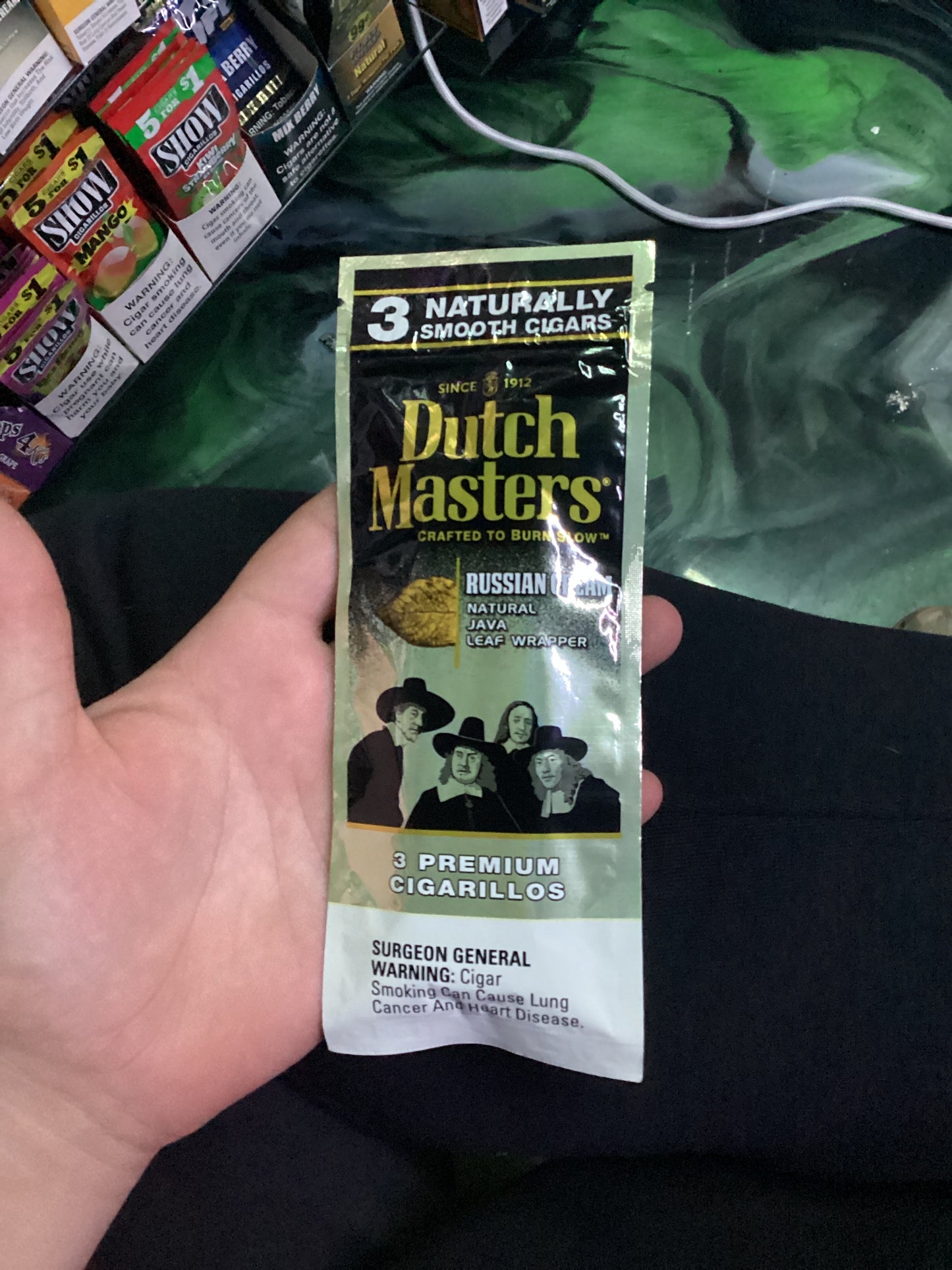 Dutch Masters russan cream 3 premium cigarillos