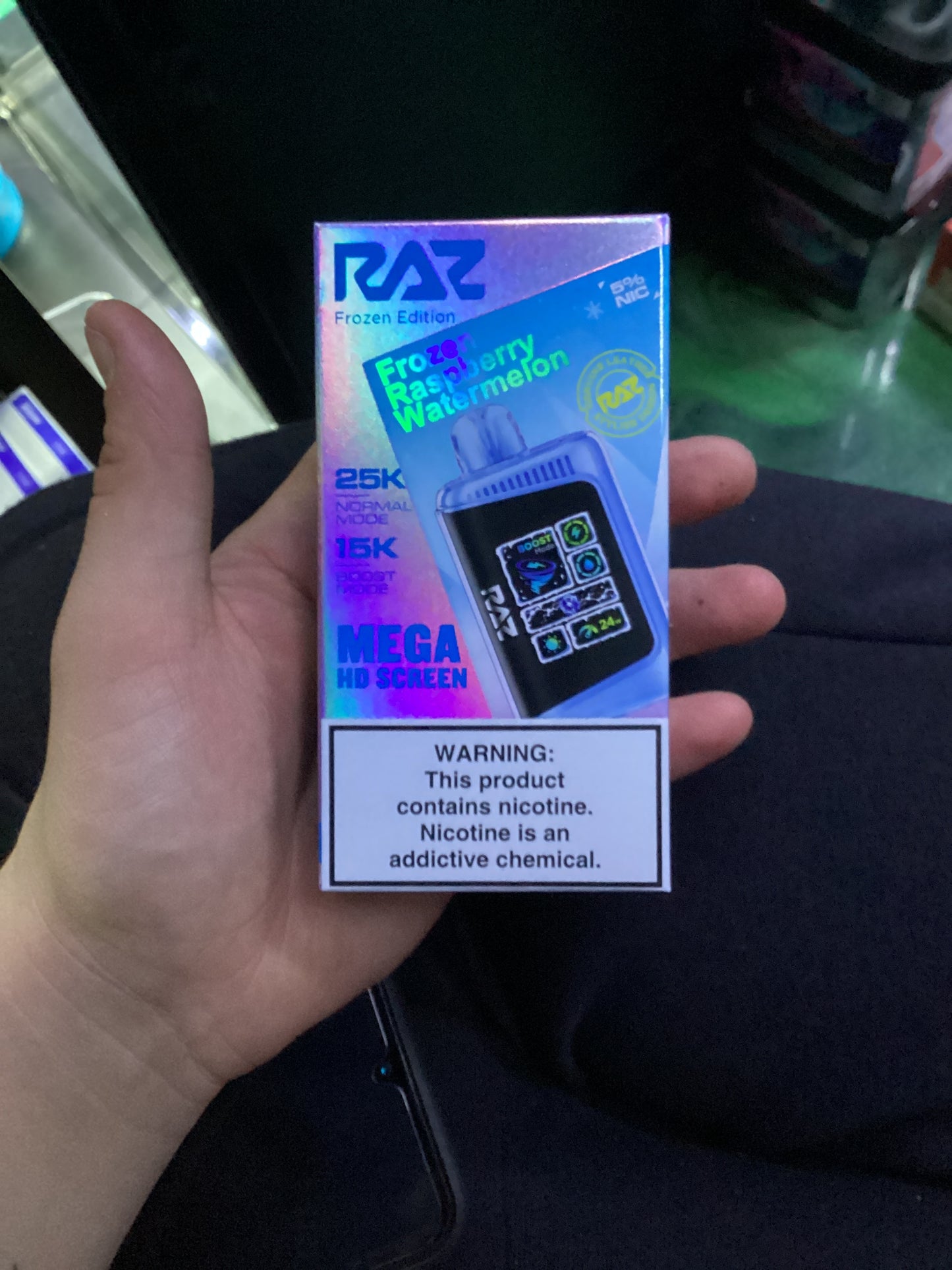 Raz dc25000 25k puffs frozen raspberry watermelon