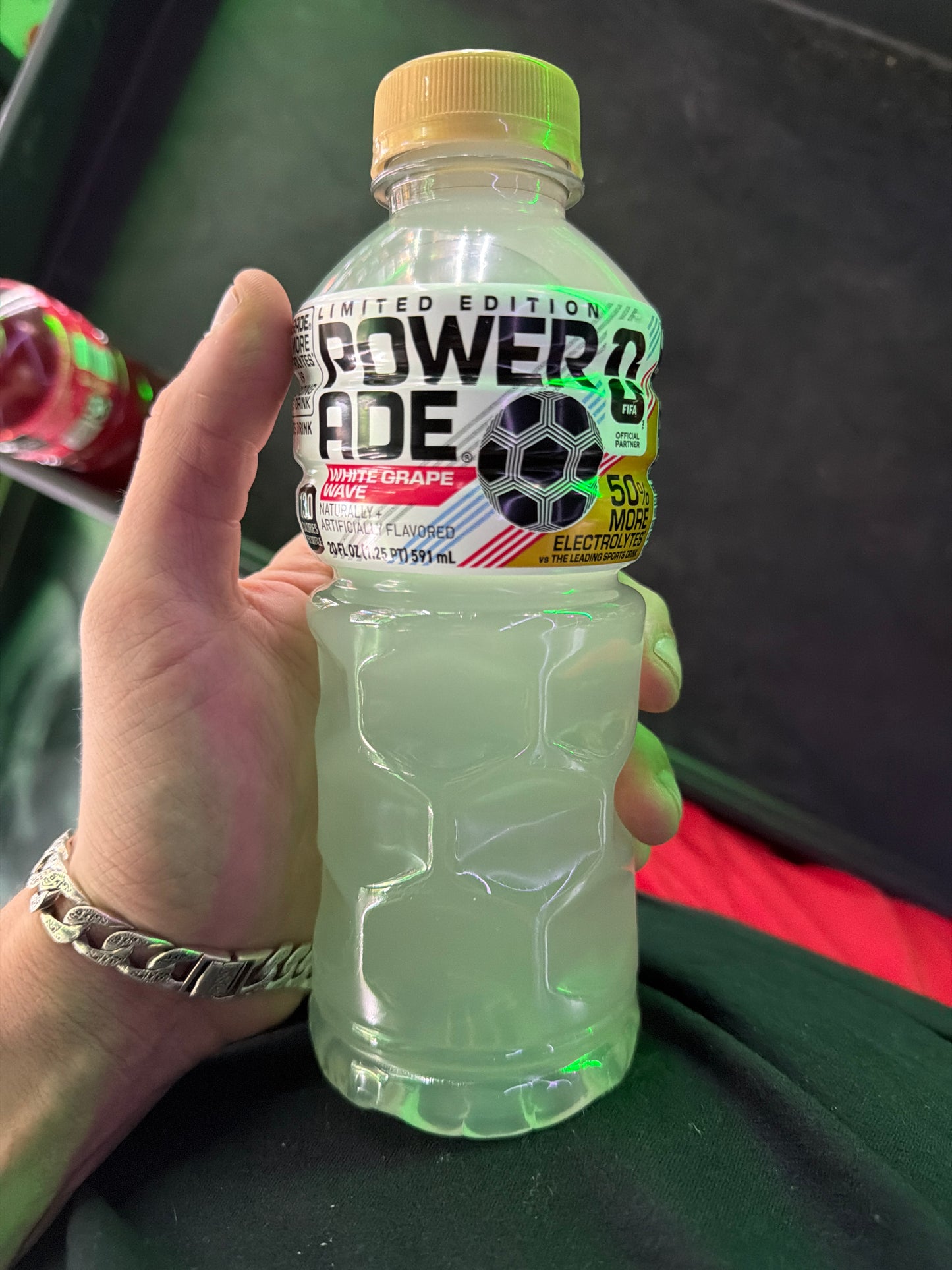 Powerade limited edition white grape wave
