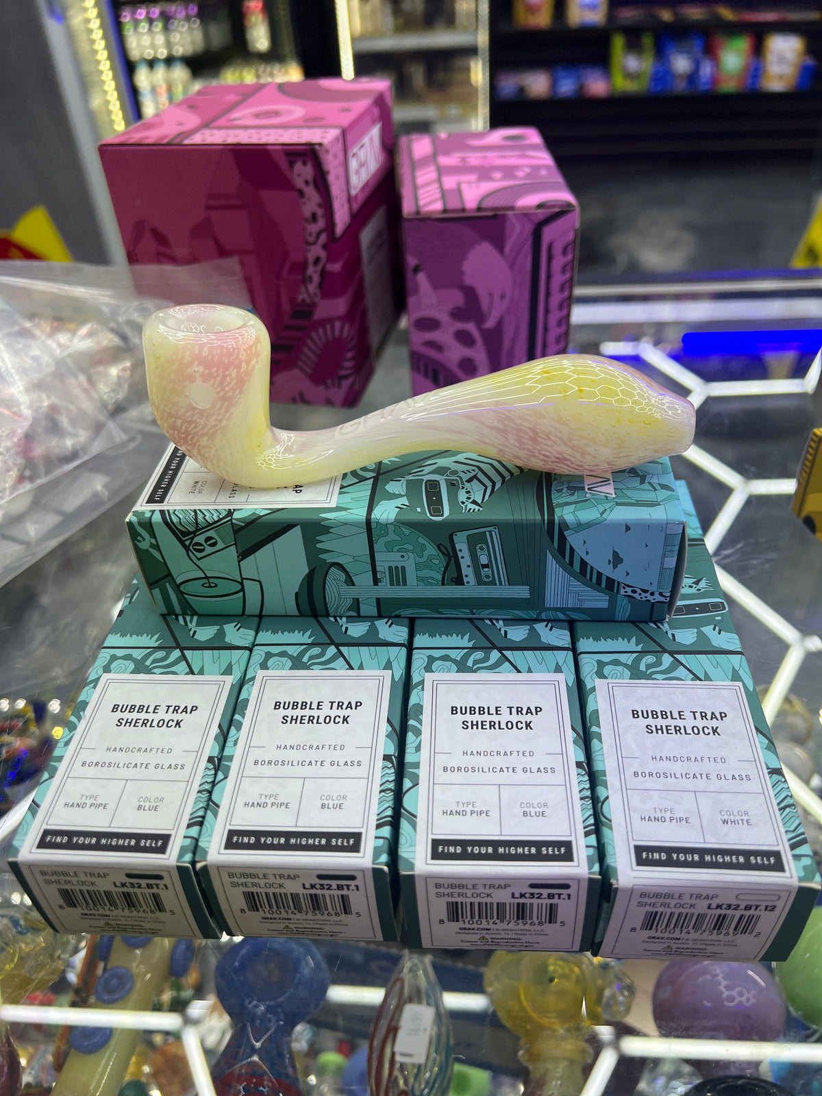 Grav bubble trap sherlock white