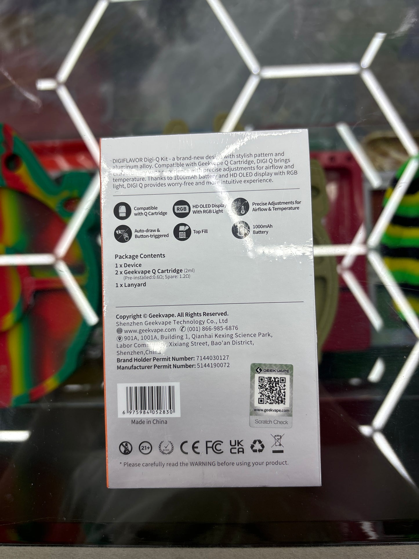 Geekvape digi q kit purple and blue