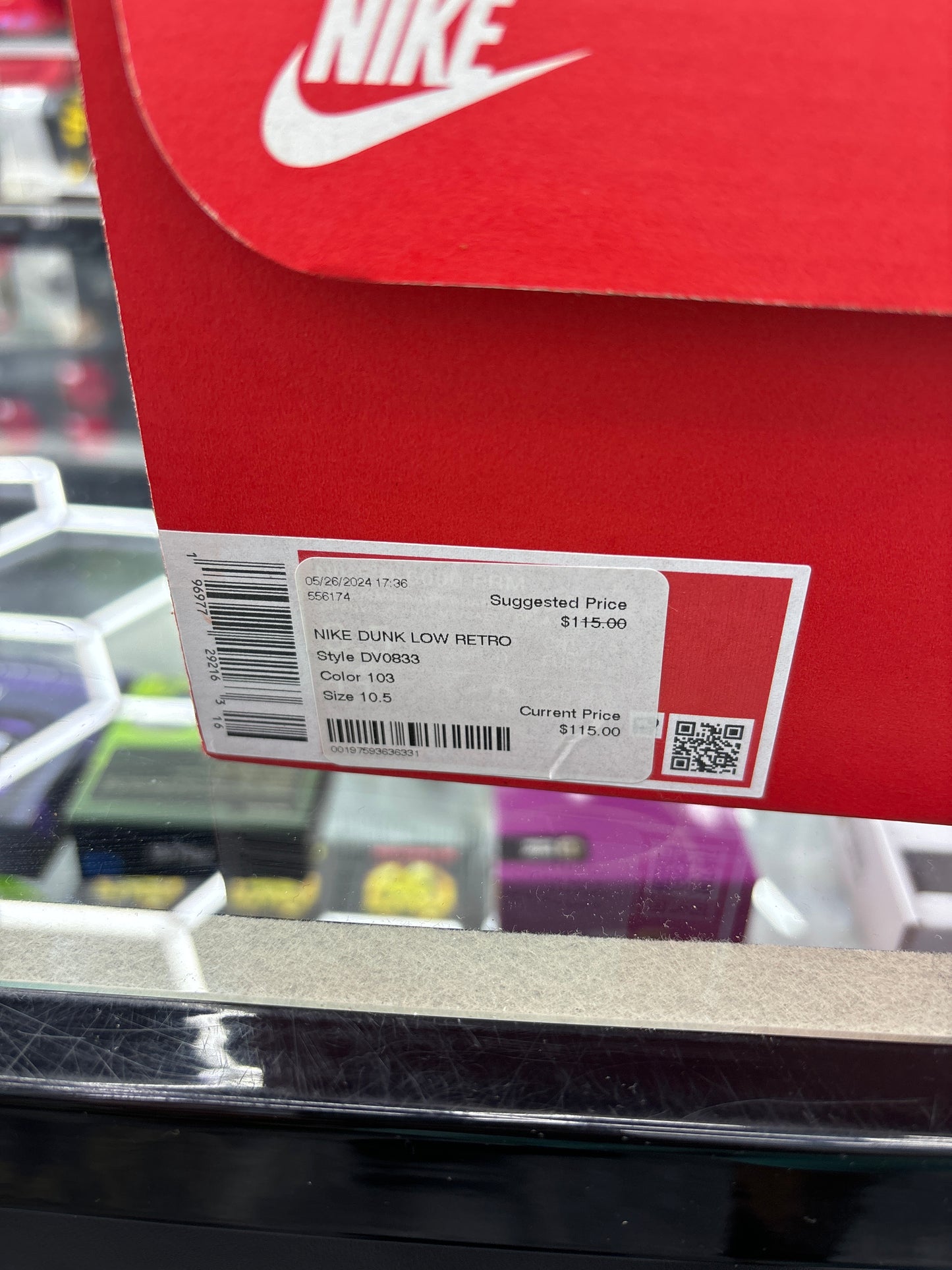 Nike dunk low retro pandas size 10.5m