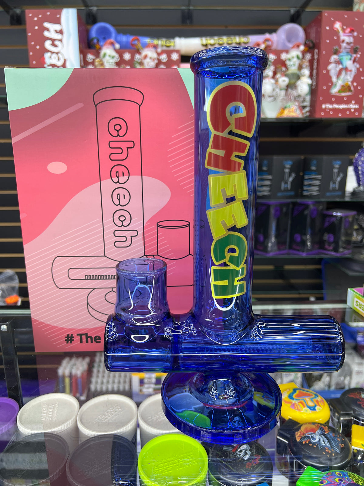 Cheech # the people glass proxy glass blue