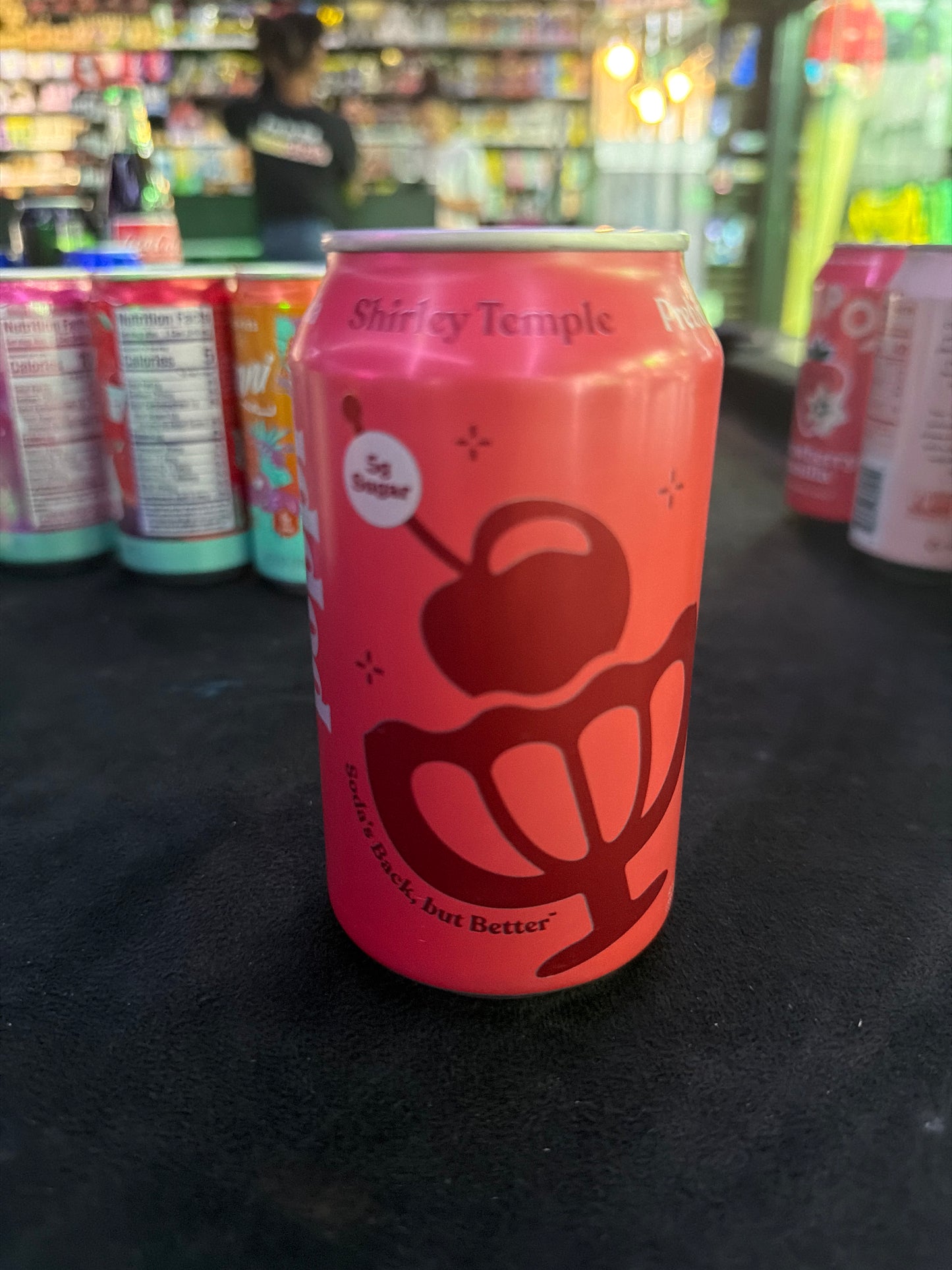 Poppi Shirley temple prebiotic soda