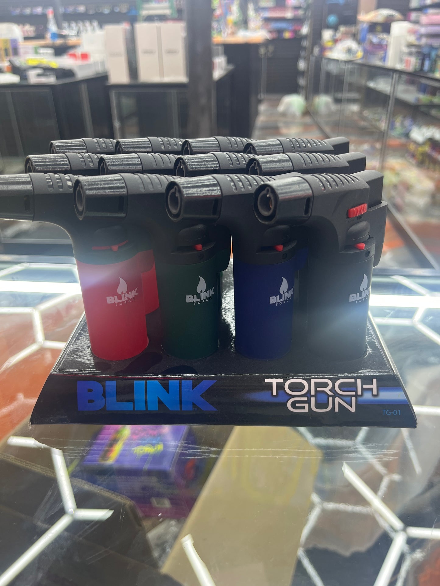 Blink torch gun