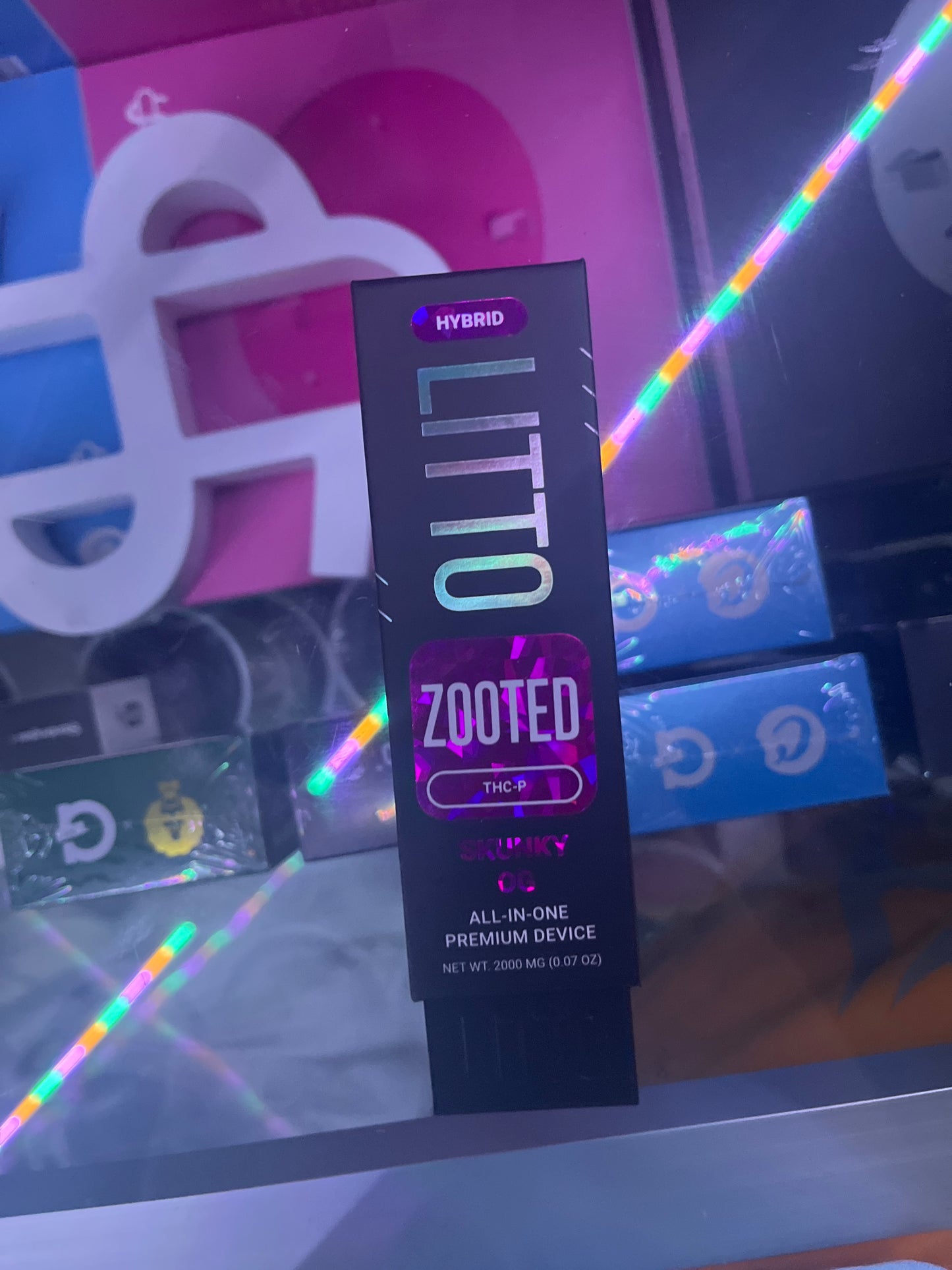 Litto zooted thcp 2000mg disposable skunky og