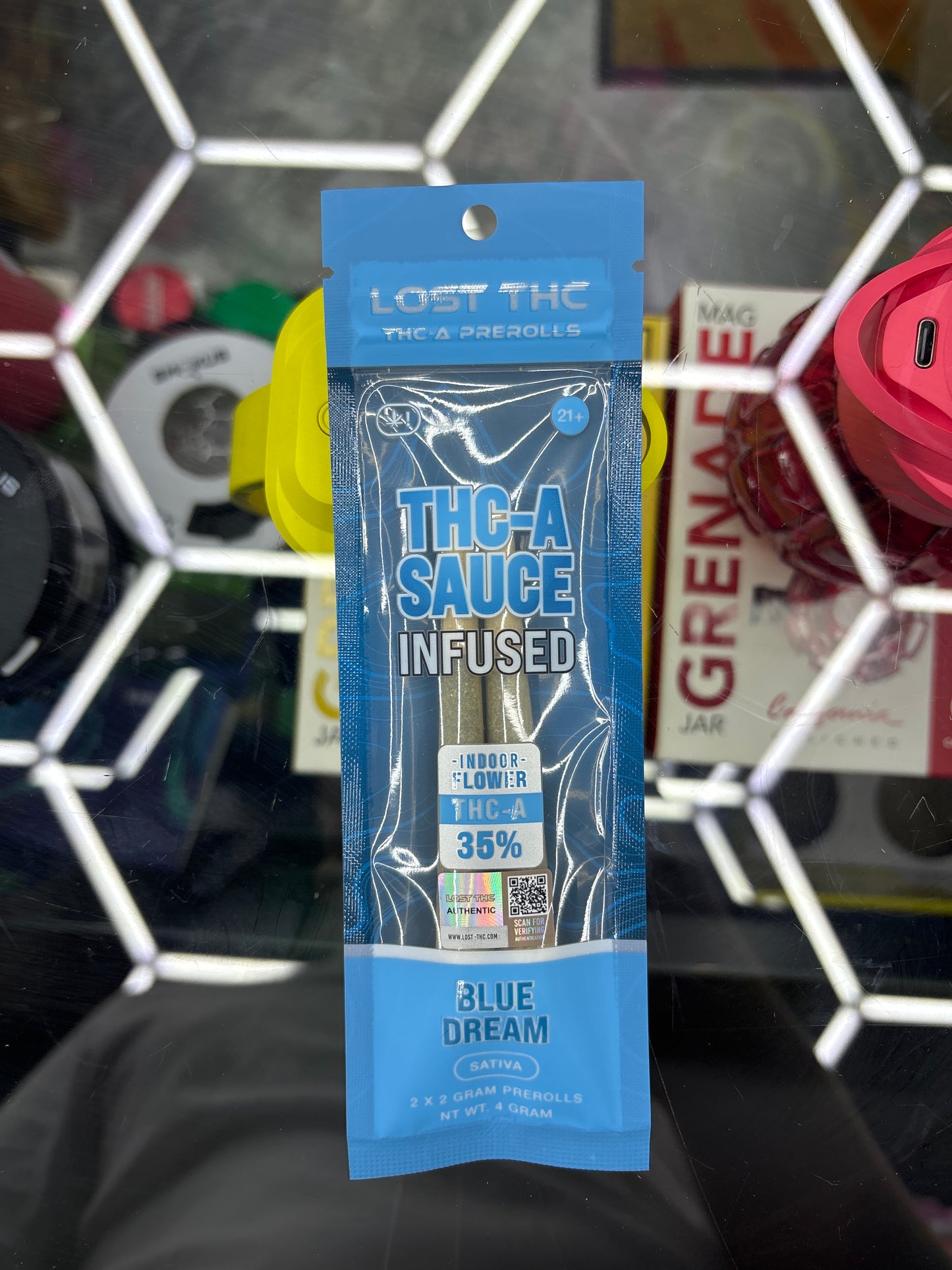 Lost thc-a pre-rolls, thca sauce, infused blue dream sativa