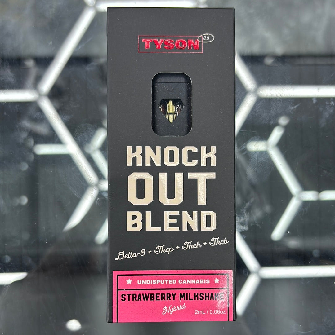 Tyson knockout blend strawberry milkshake, hybrid