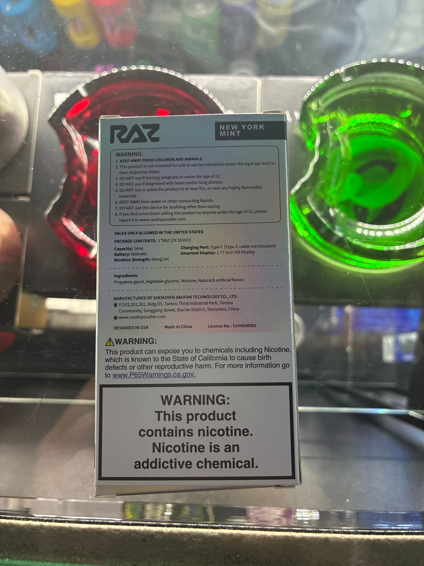 RAZ New York mint 25k