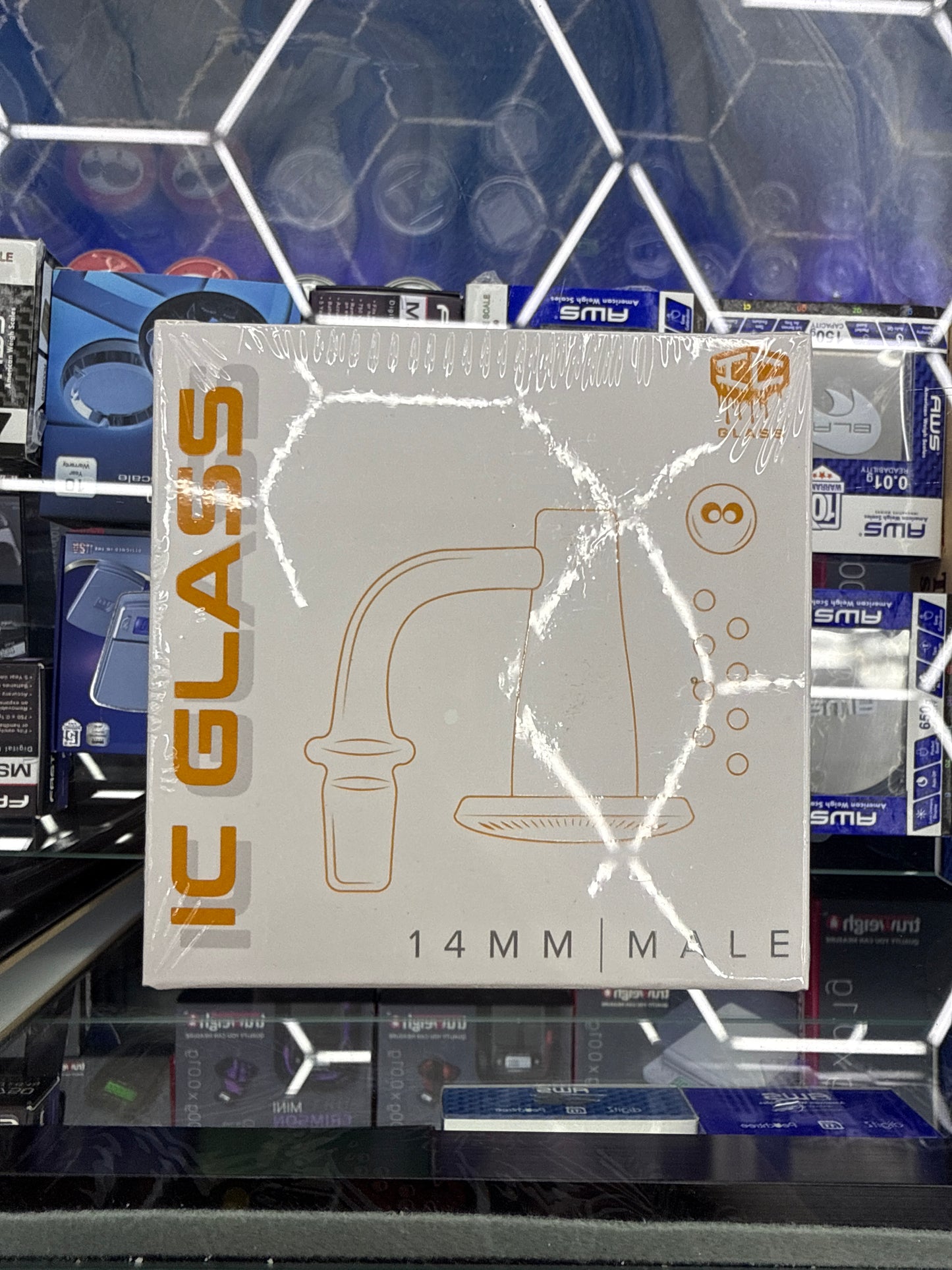 IC GLASS MARTIN RIVER 14MM 90D MALE BANGER SET