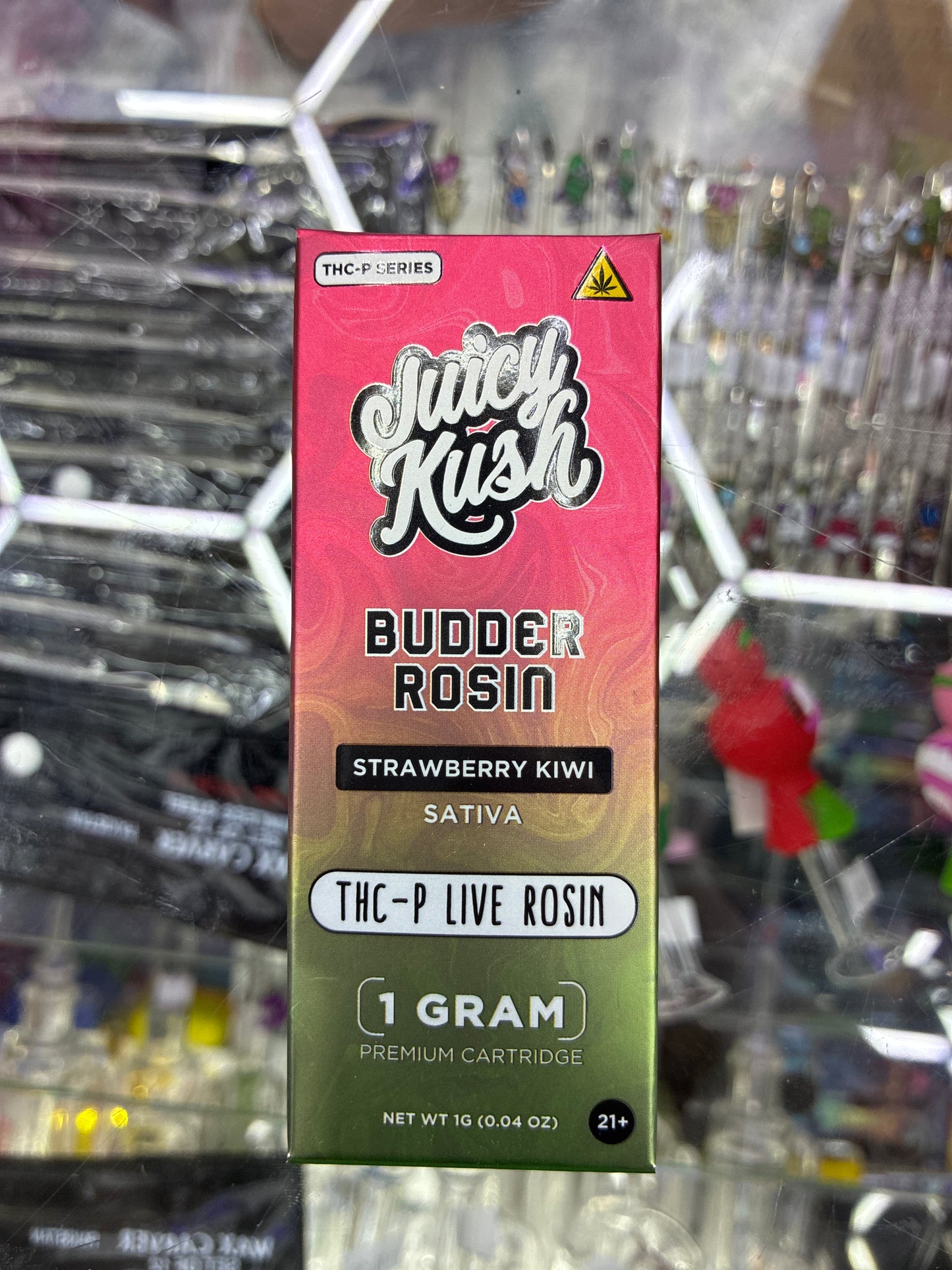 Juicy kush budder rosin 1g cartridge strawberry kiwi sativa