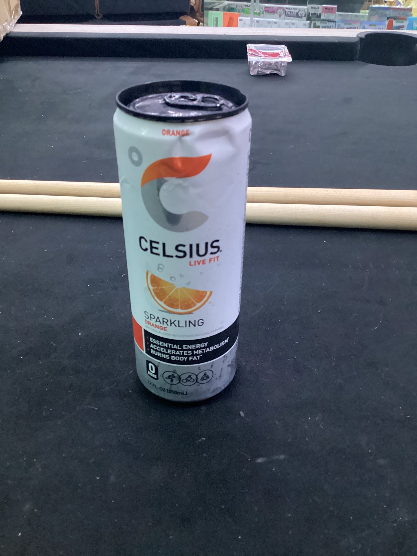 Celsius sparkling orange 12oz