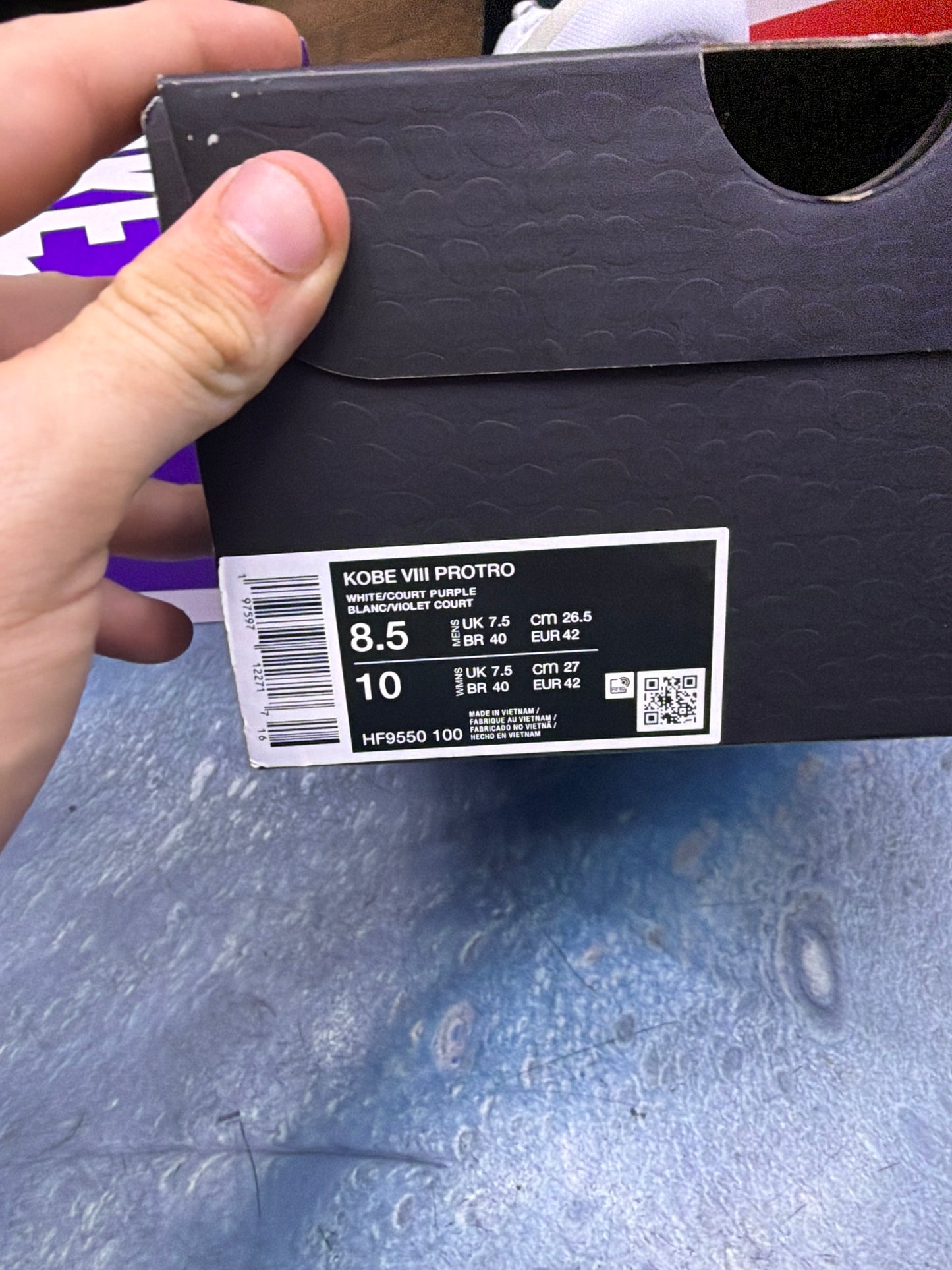 Nike Kobe 8 Protro Lakers Home Size 8.5