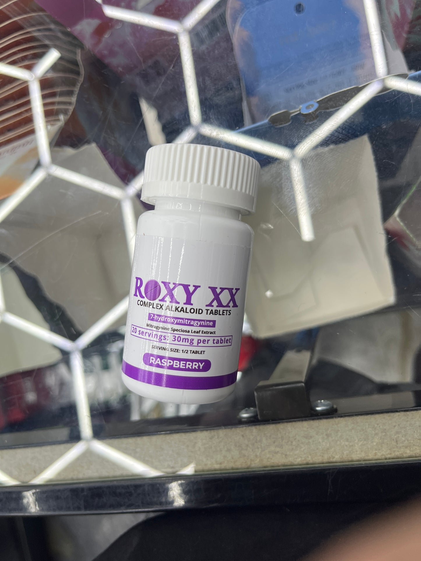 Roxy xx 7-hydroxy 30mgx10ct raspberry