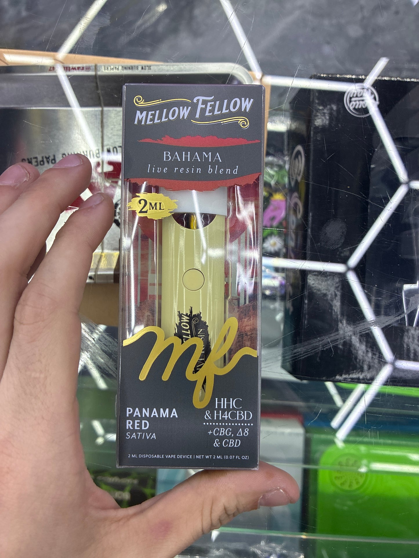 Mellow fellow Panama red , live resin sativa