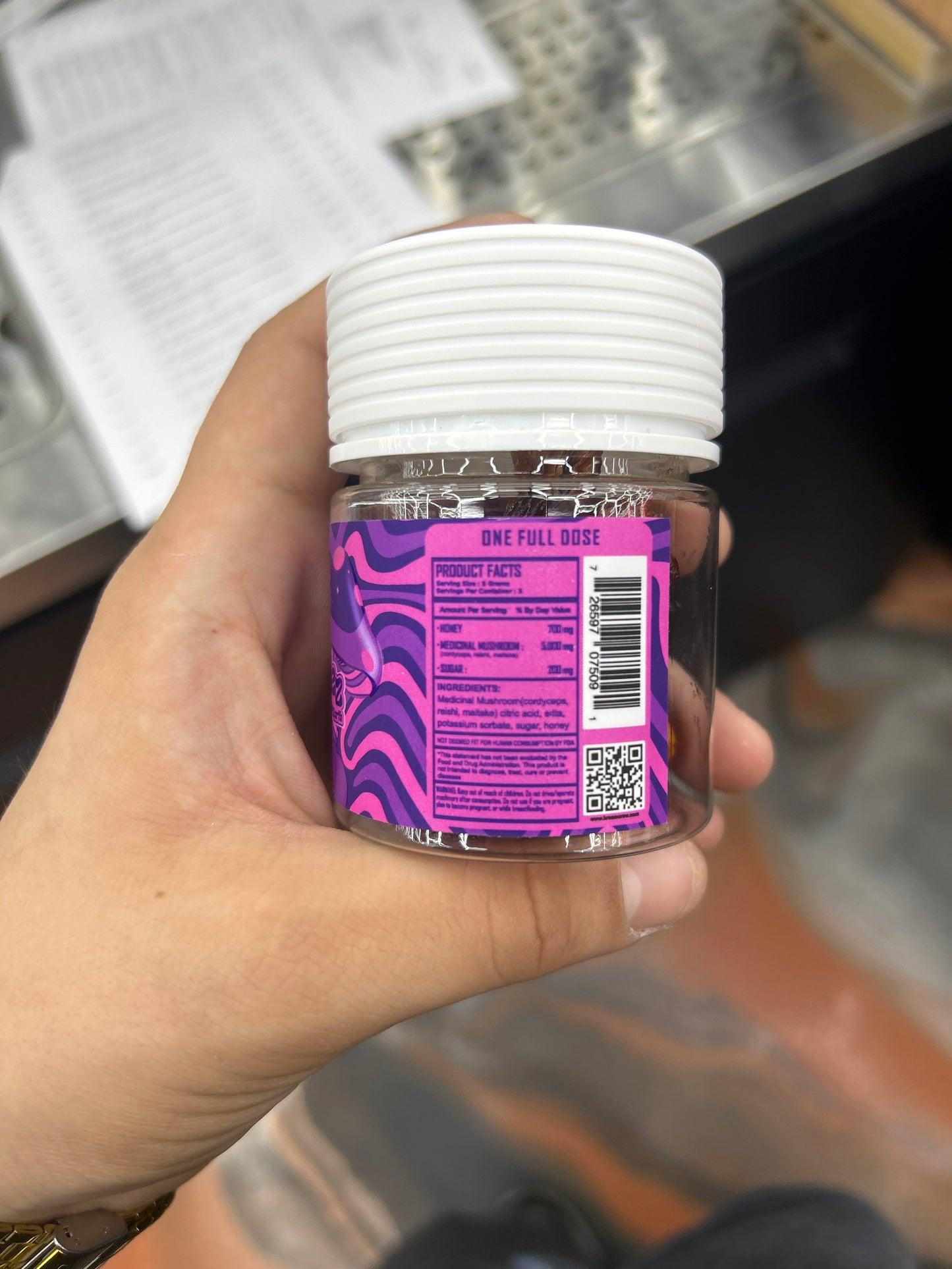 Mushiez mushrooms 15g grape