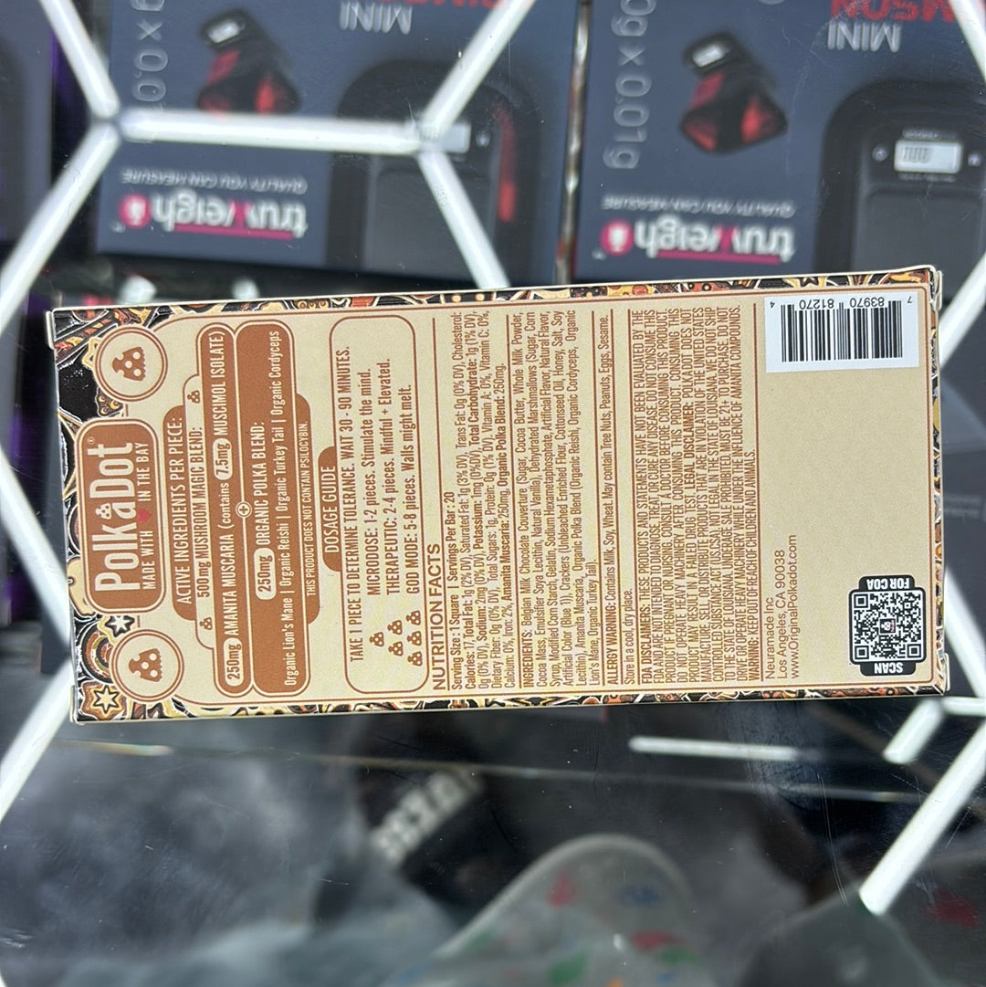 Polk a dot s’more fun mushrooms