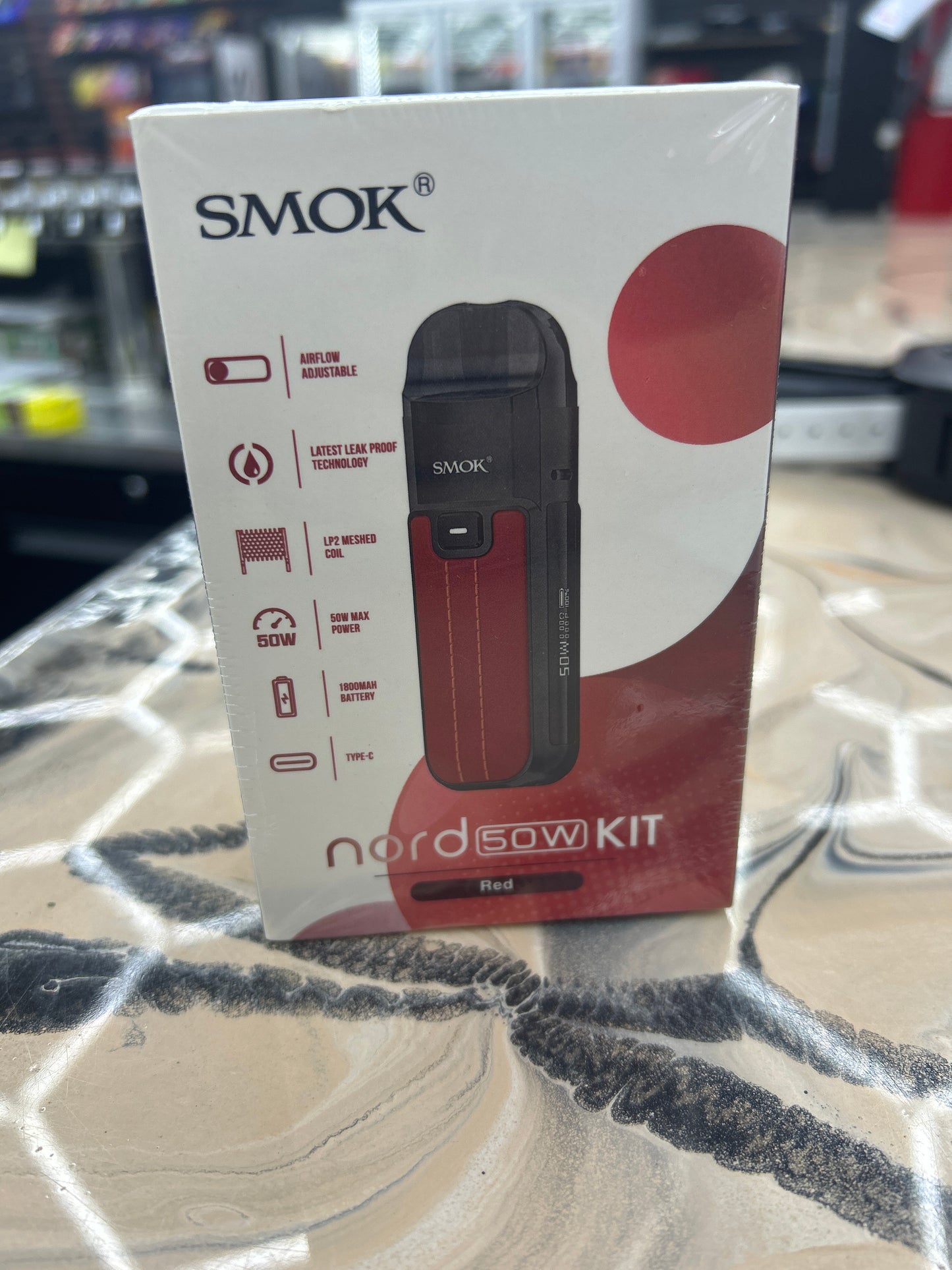 Smok nord 50w kit red