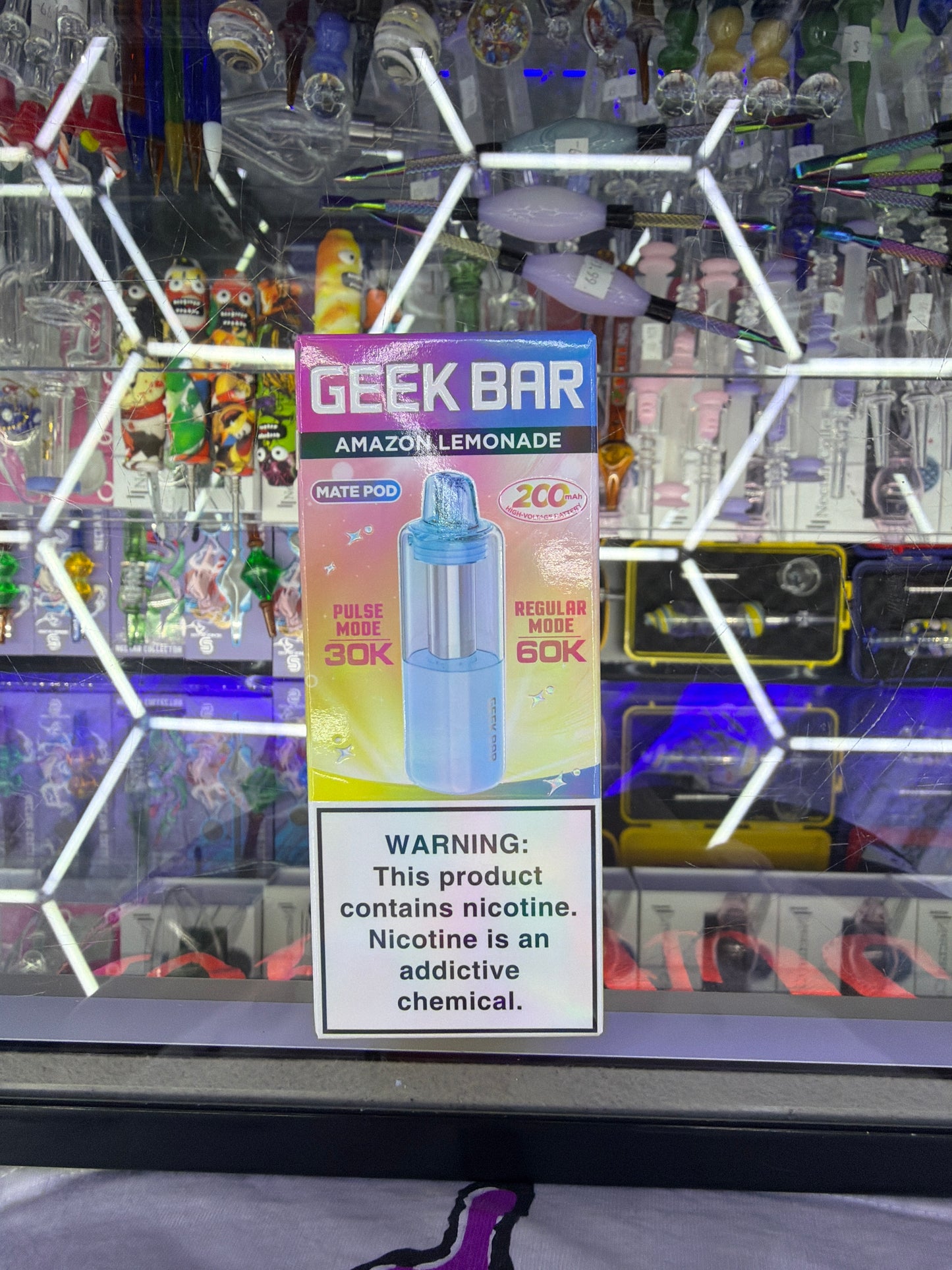 Geekbar Mate Pod 30k/60k hits Amazon Lemonade