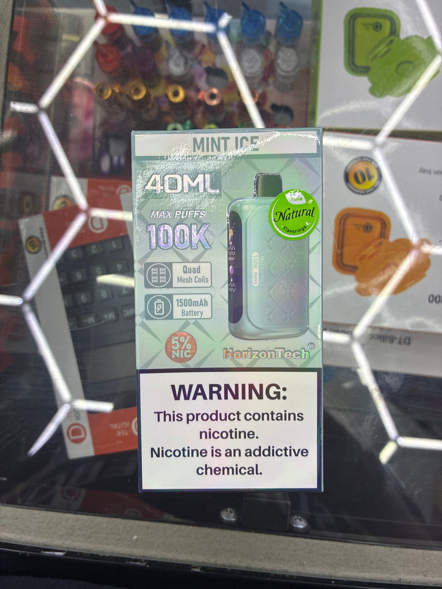 HorizonTech 100k Max puffs mint ice