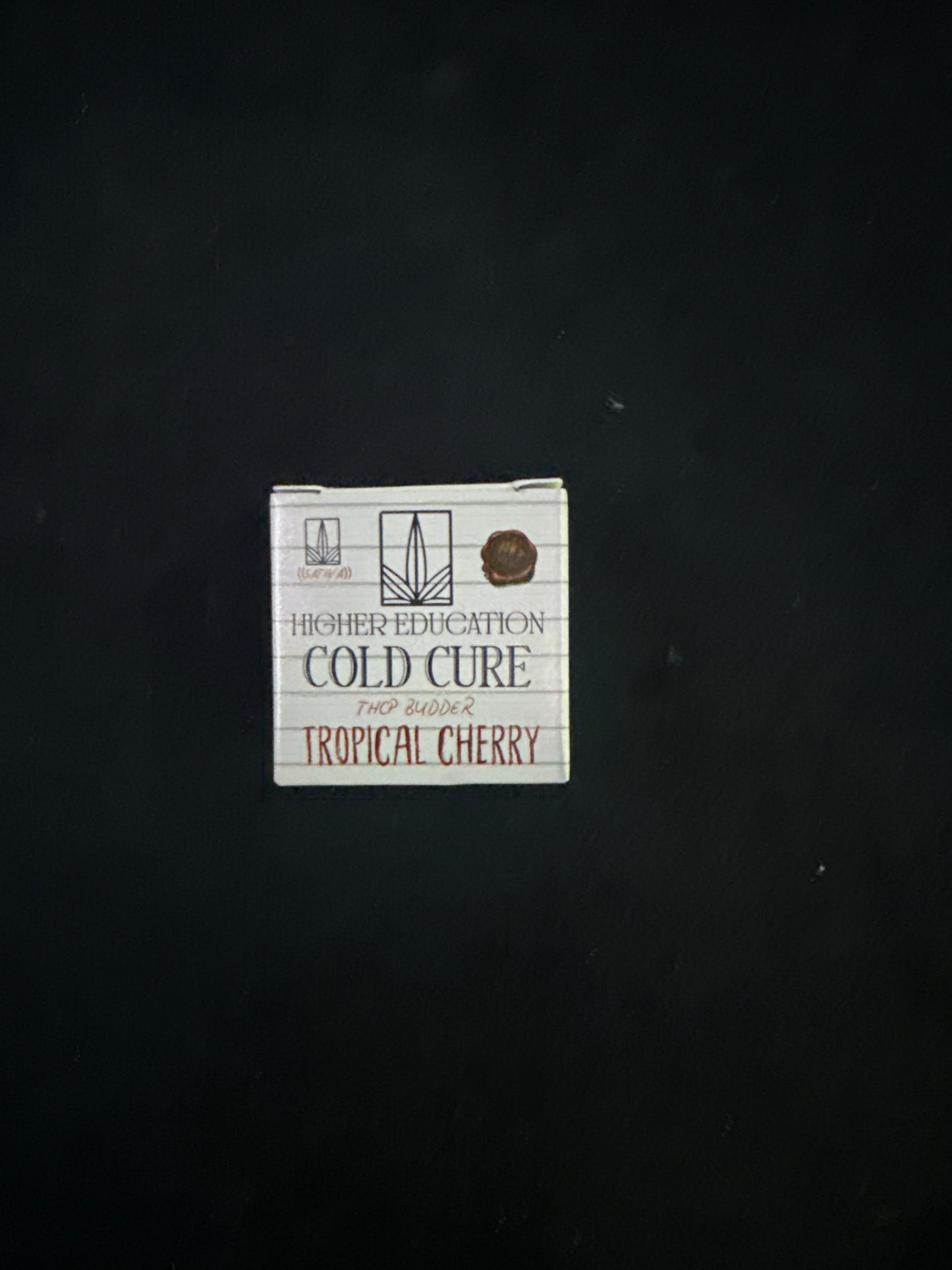 Higher education, Cold Cure, THCP Budder, wax Tropical Cherry, Sativa, 2 g