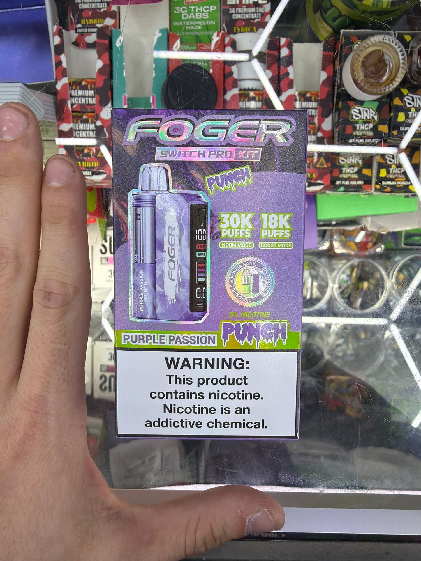 Fogger switch pod kit Purple passion punch 30k