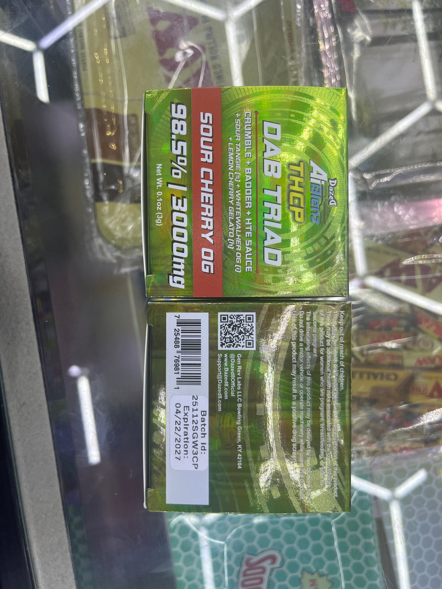 Dazed ai blenz dab triad crumble+ badder * hte sauce sour cherry og 3000mg