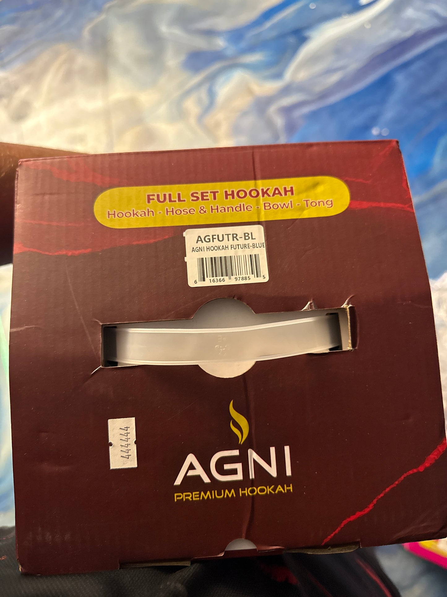 Agni hookah future blue