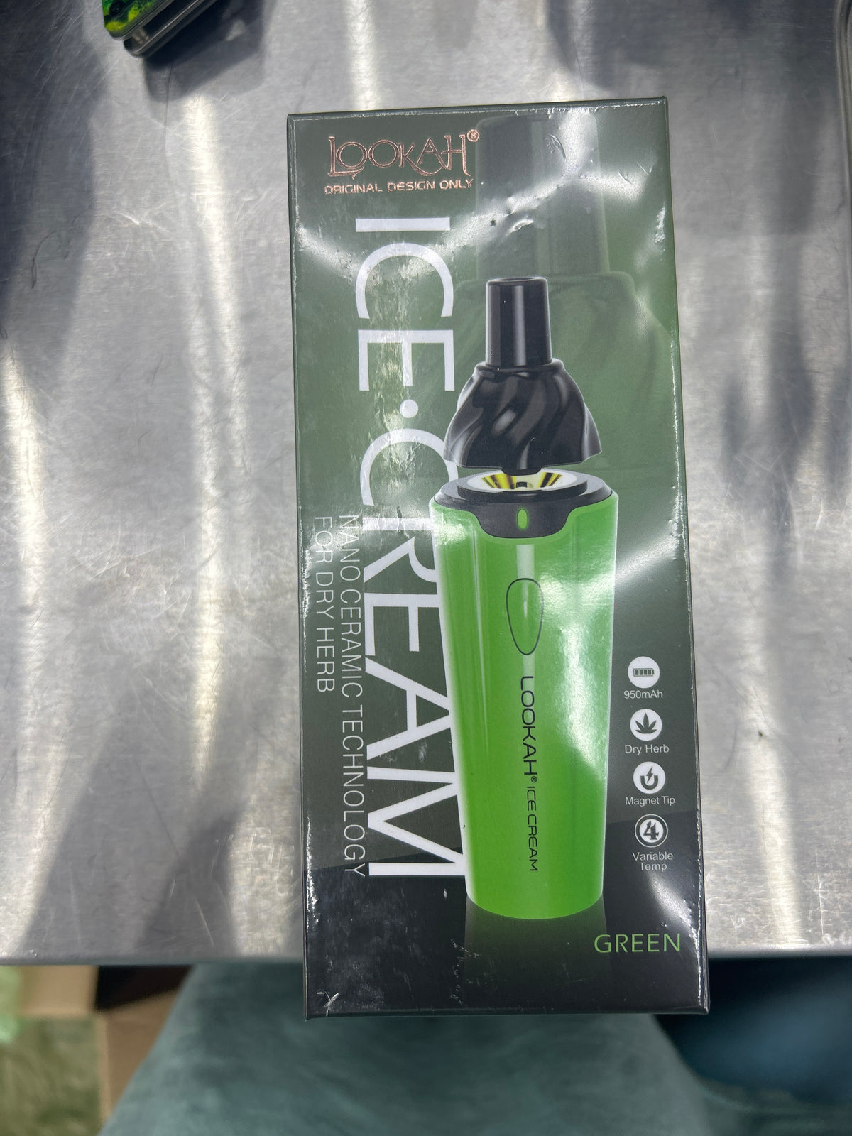 Lookah ice cream, dry herb green