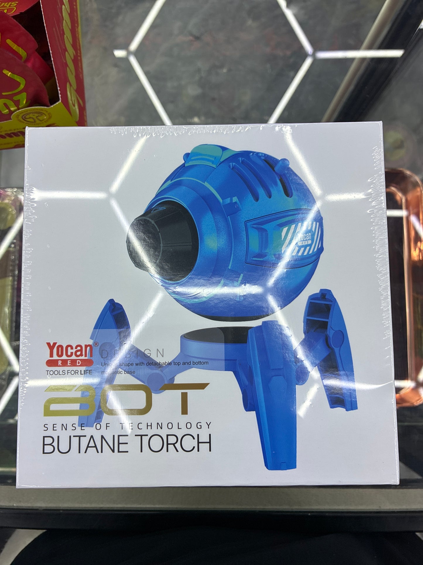 Yocan bot butane torch blue
