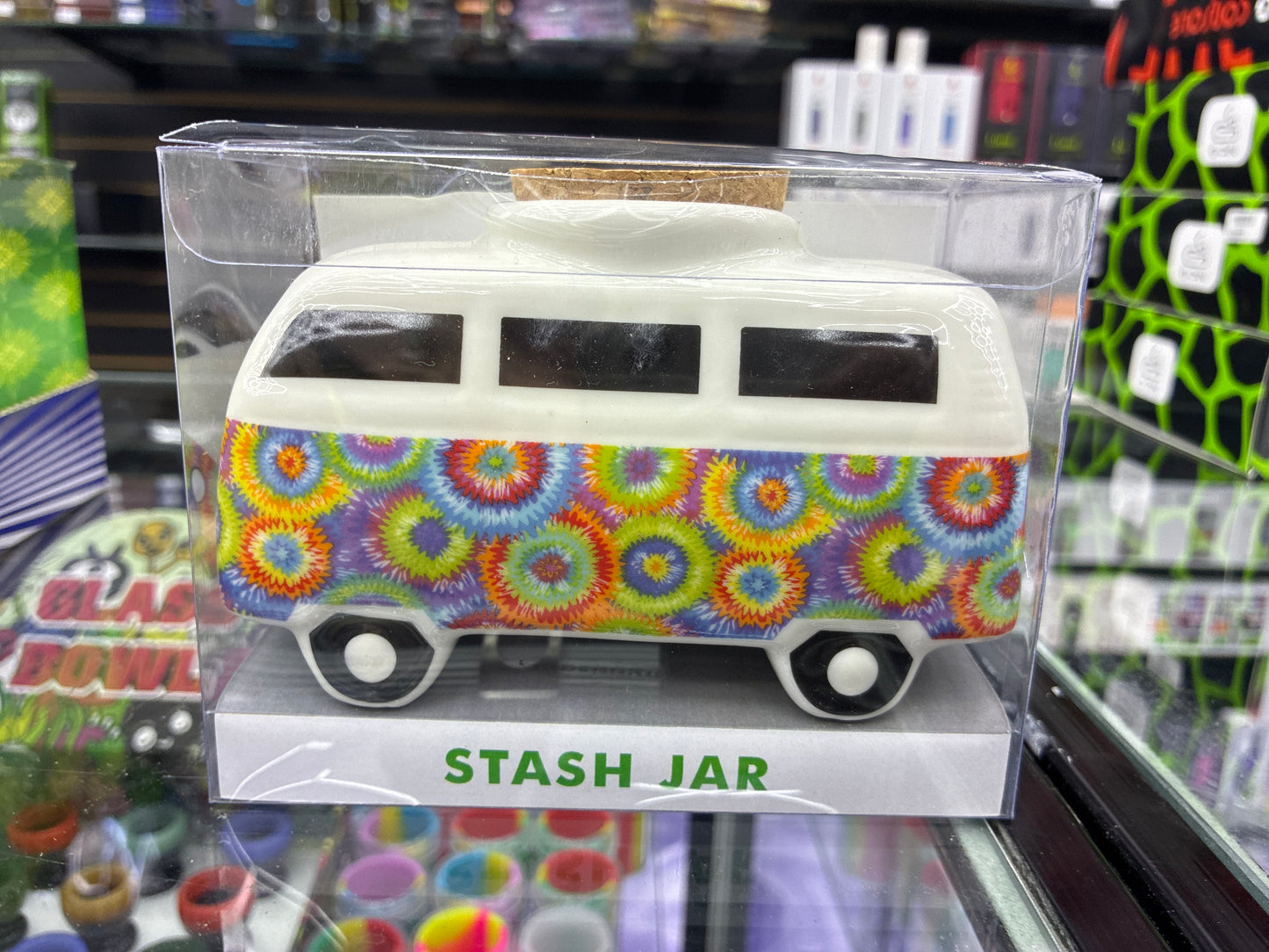 Ooze vintage bus stash jar