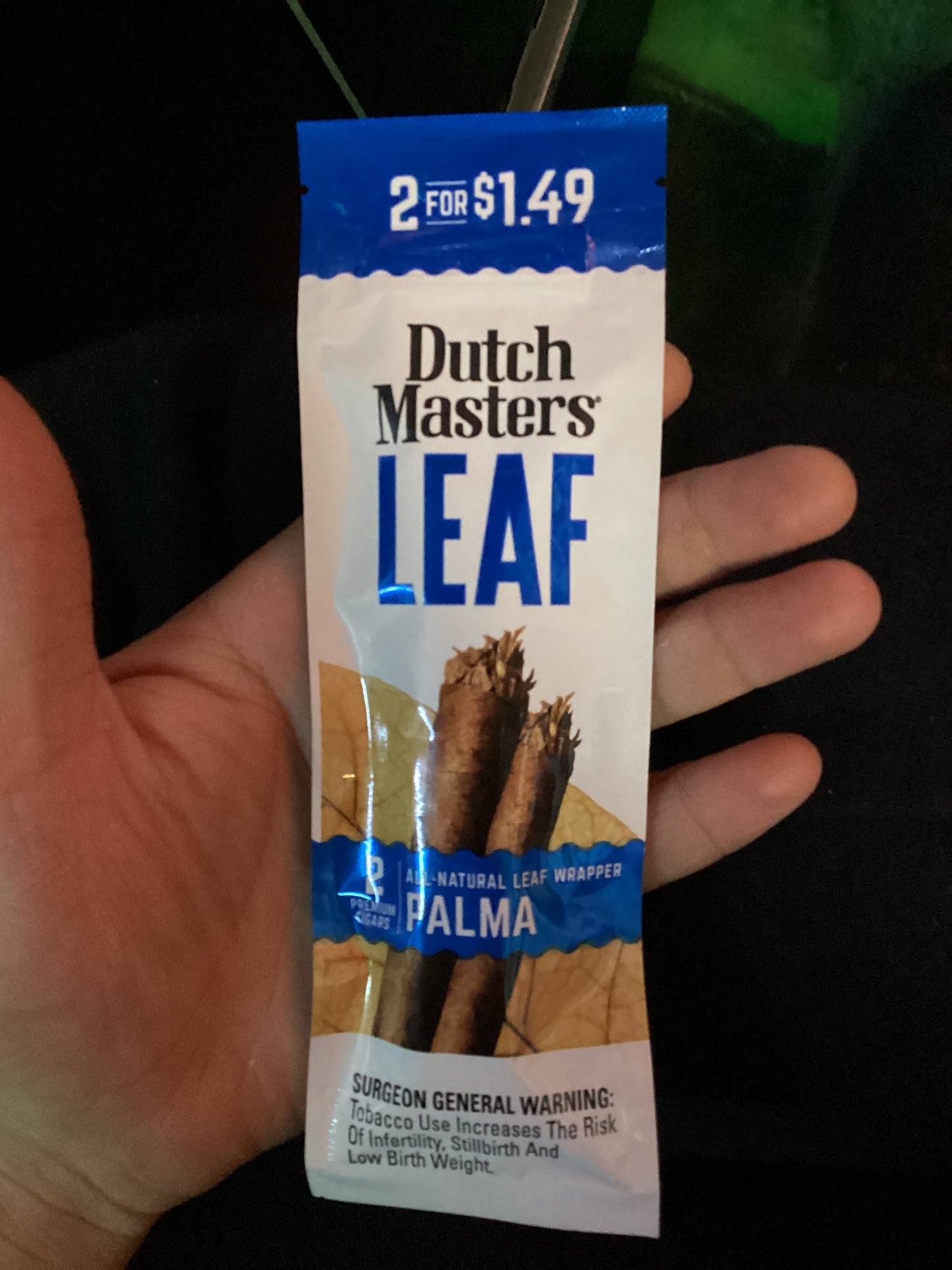 Dutch masters leaf palma