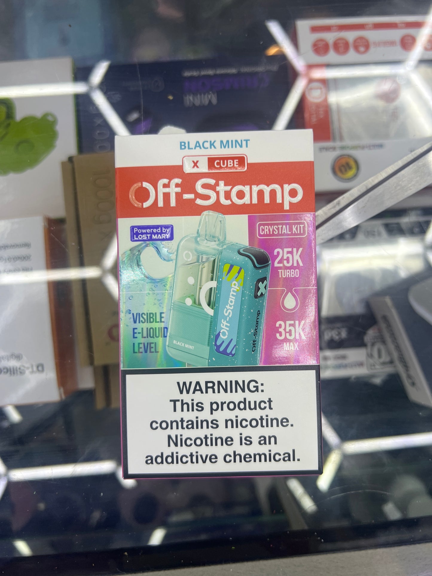 Off stamp classic x cube crystal kit 25K black mint