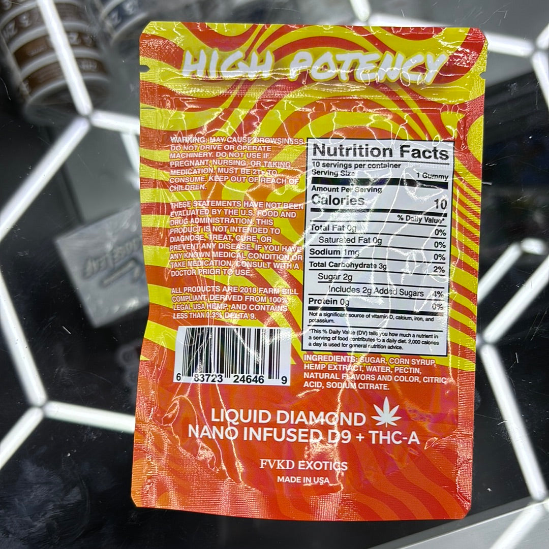 Fvkd exotics mango 6000 MG gummy’s