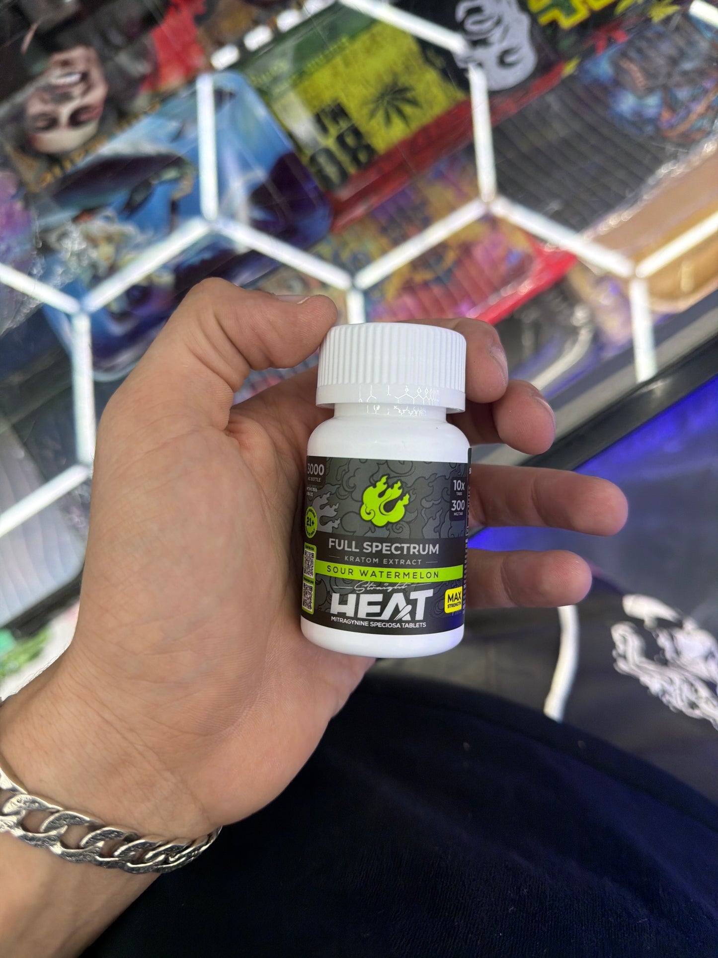 Heat Full Spectrum Kratom Extract 10x 300mg Sour watermelon